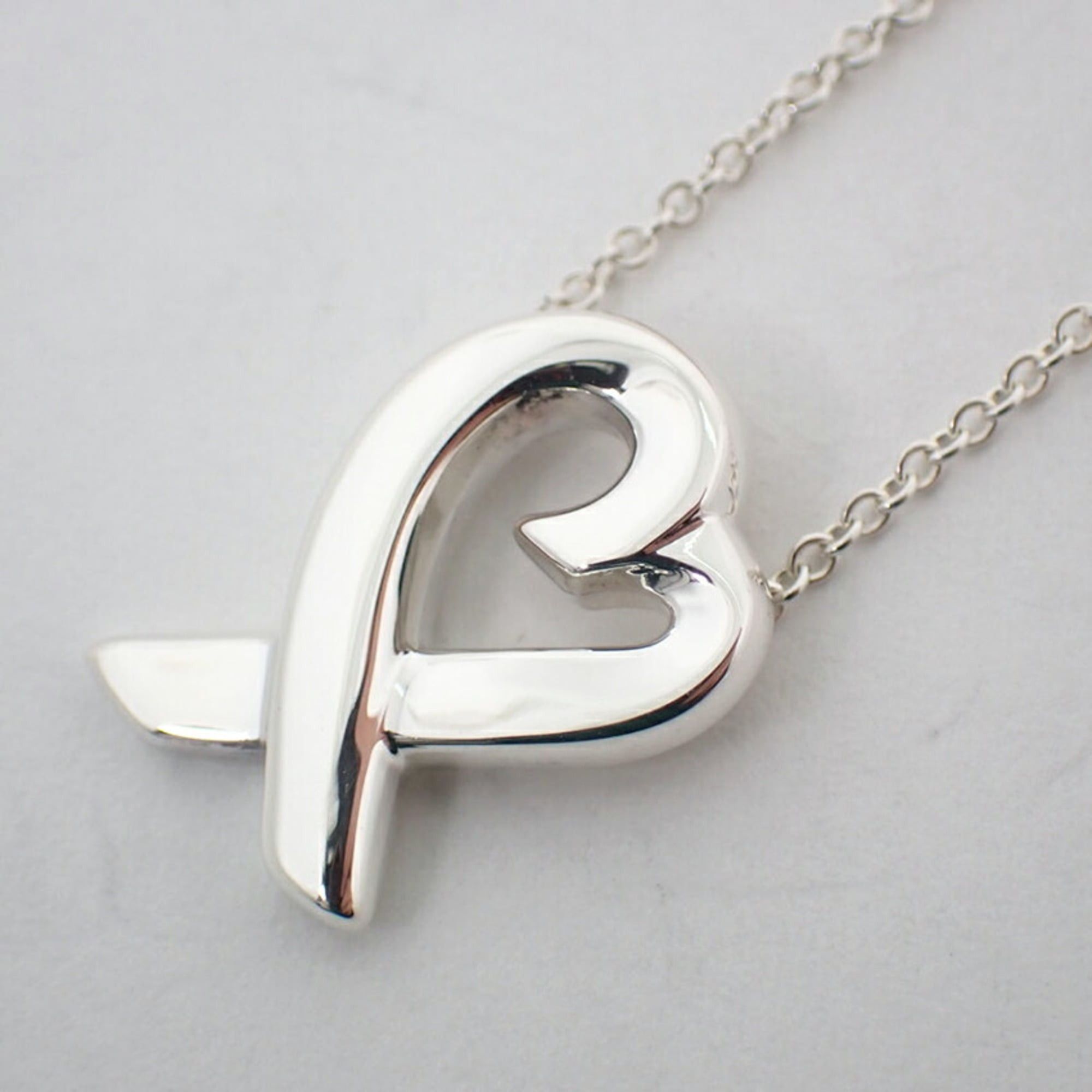 Tiffany & Co. TIFFANY 925 Loving Heart Pendant Necklace Size ONE SIZE - 7 Thumbnail