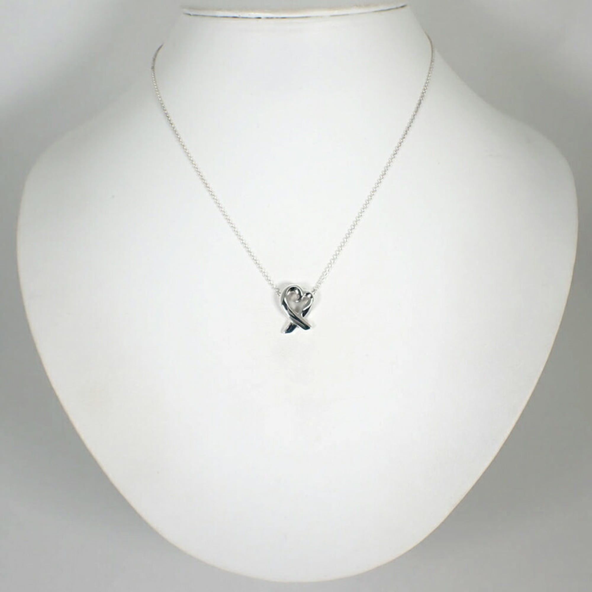 Tiffany & Co. TIFFANY 925 Loving Heart Pendant Necklace Size ONE SIZE - 3 Thumbnail