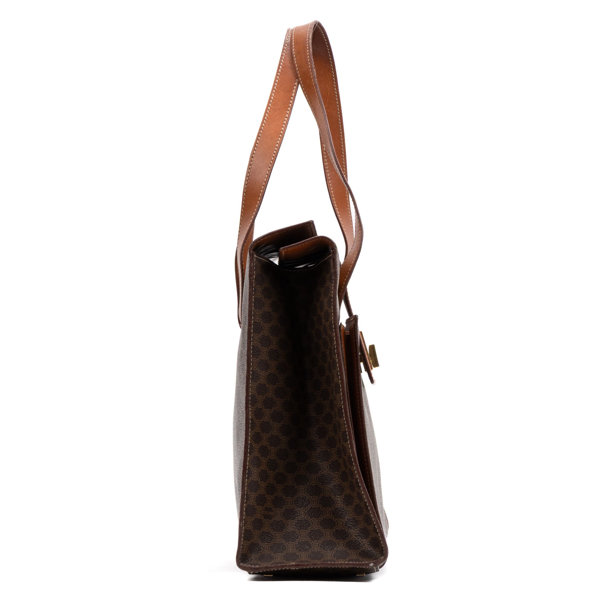 Celine Vintage Front Pocket Shopping Tote Size ONE SIZE - 4 Thumbnail