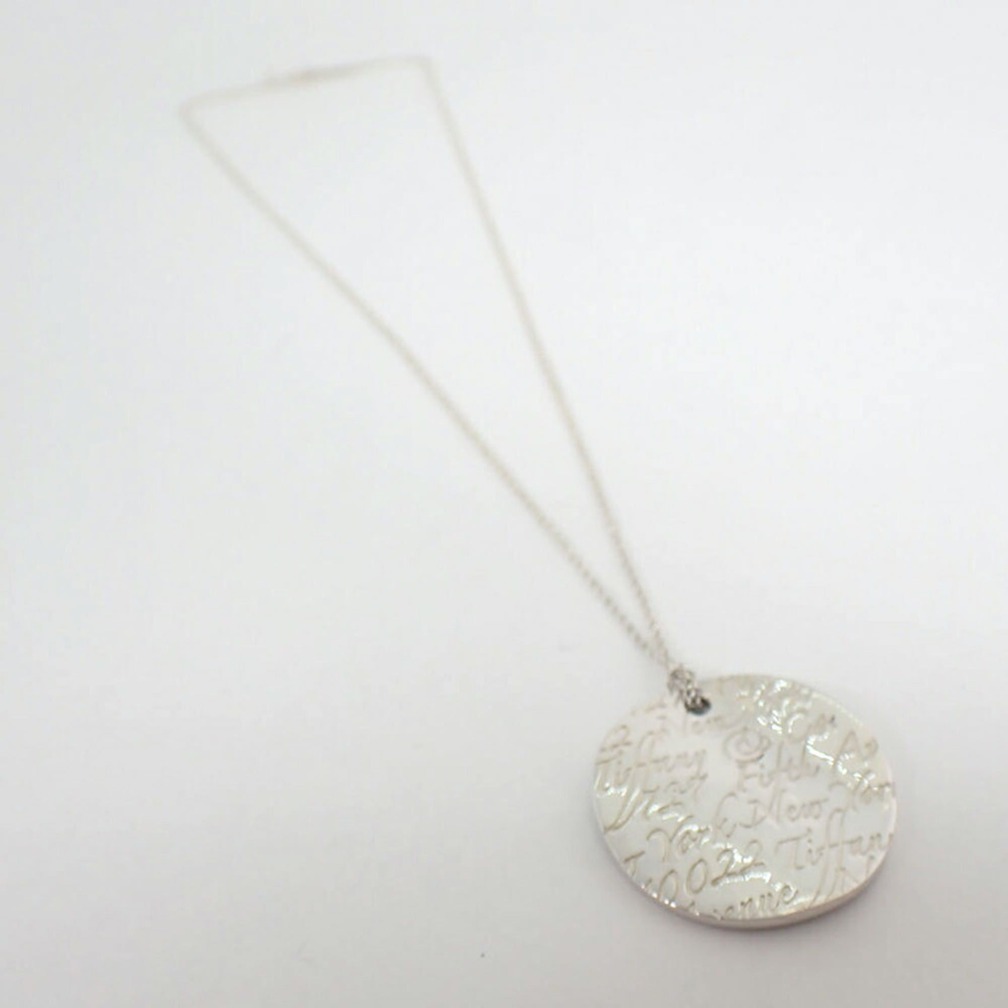 Tiffany & Co. TIFFANY 925 Notes Round Pendant Necklace Size ONE SIZE - 4 Thumbnail