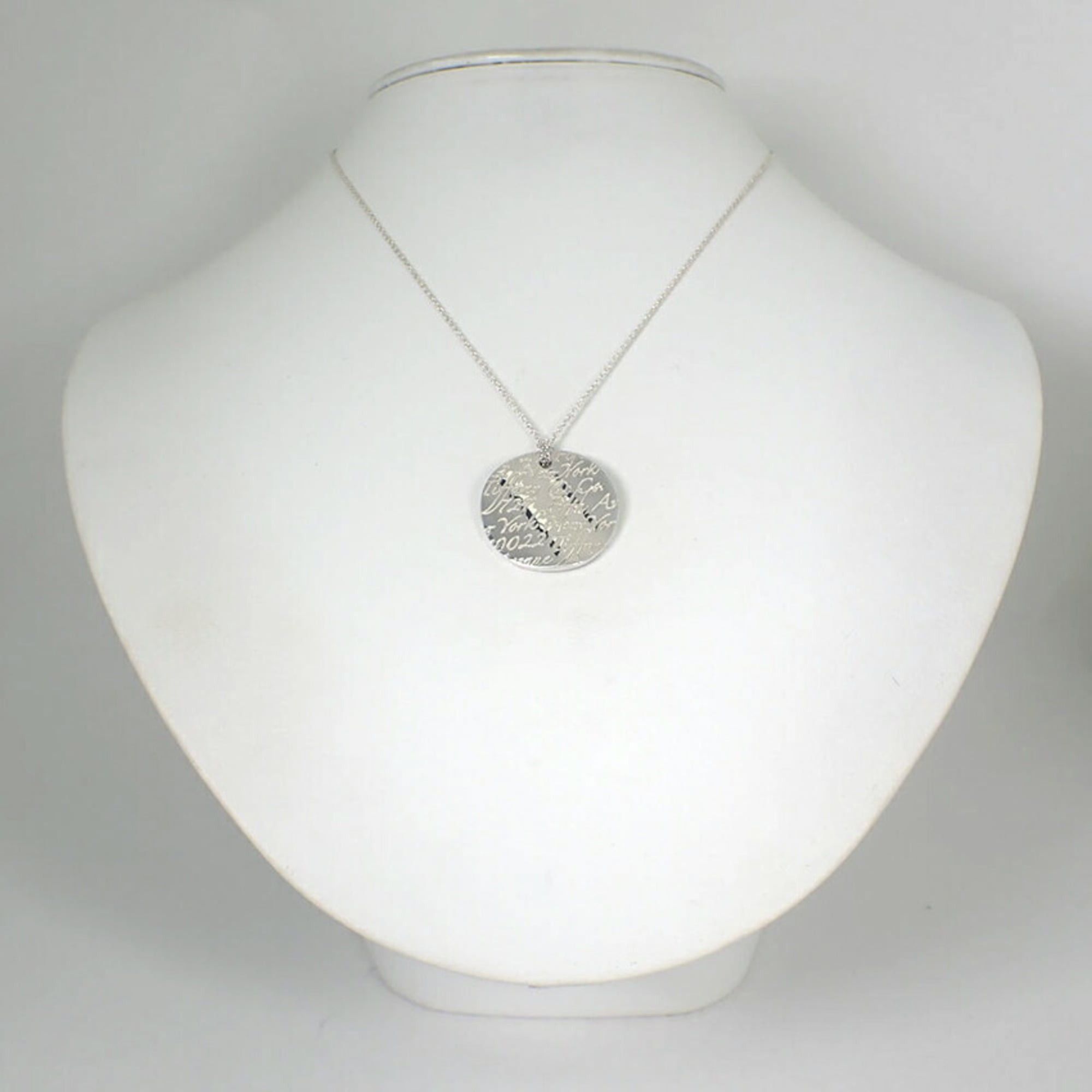 Tiffany & Co. TIFFANY 925 Notes Round Pendant Necklace Size ONE SIZE - 3 Thumbnail