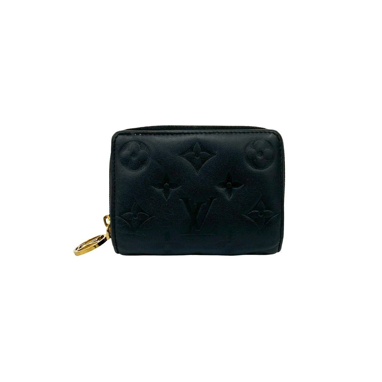 Louis Vuitton Louis Vuitton Louis Vuitton Portefeuille Lou Monogram Empreinte Leather Wallet Leather Short Wallet DUTY FREE for USA Size ONE SIZE - 2 Thumbnail