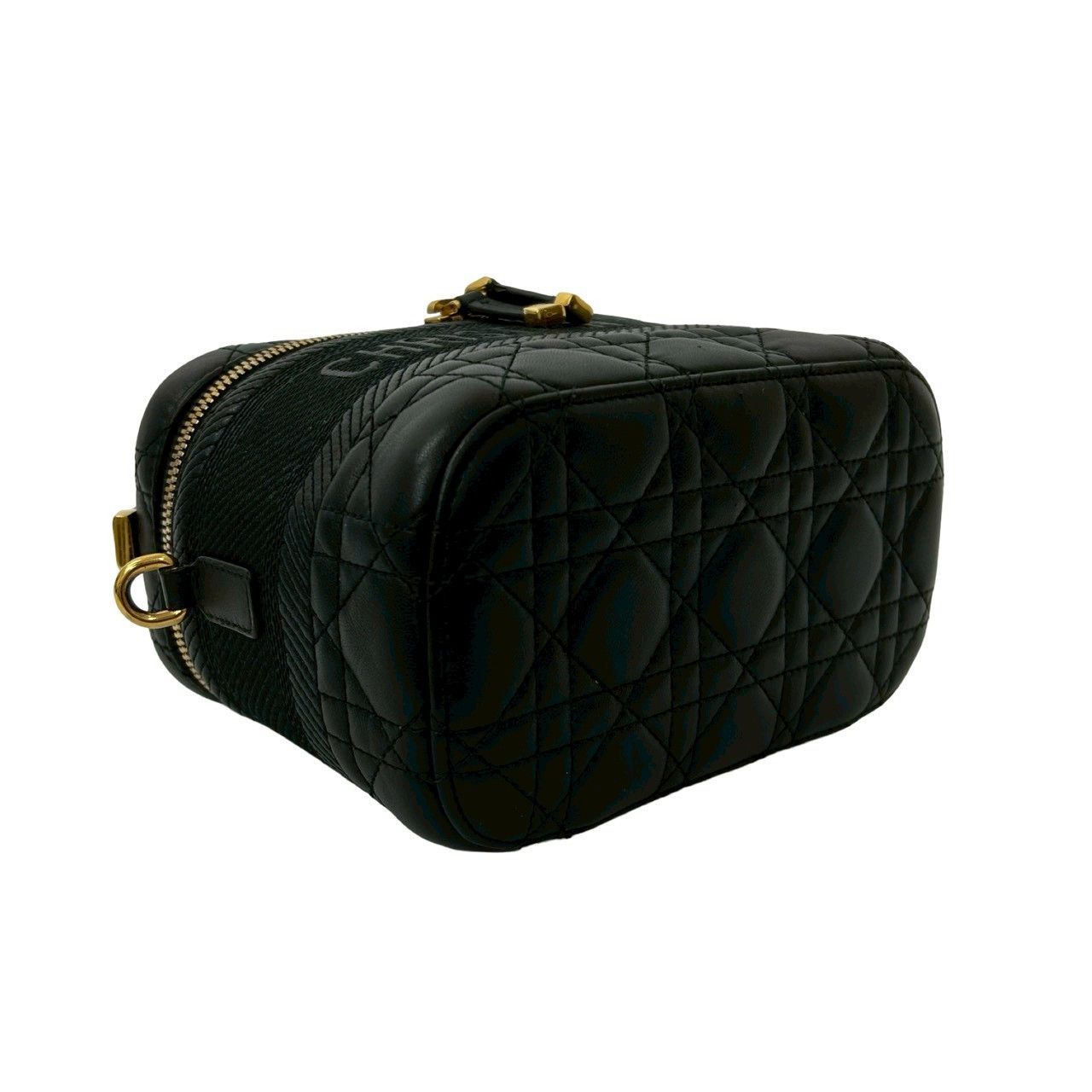 Dior Dior Christian Dior Cannage Calfskin 2way Bag Leather Vanity Bag DUTY FREE for USA Size ONE SIZE - 8 Thumbnail