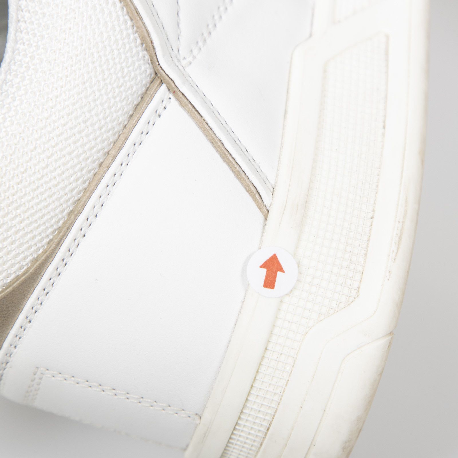 Valentino White Leather Open Skate Trainers Size US 8 / IT 38 - 13 Thumbnail