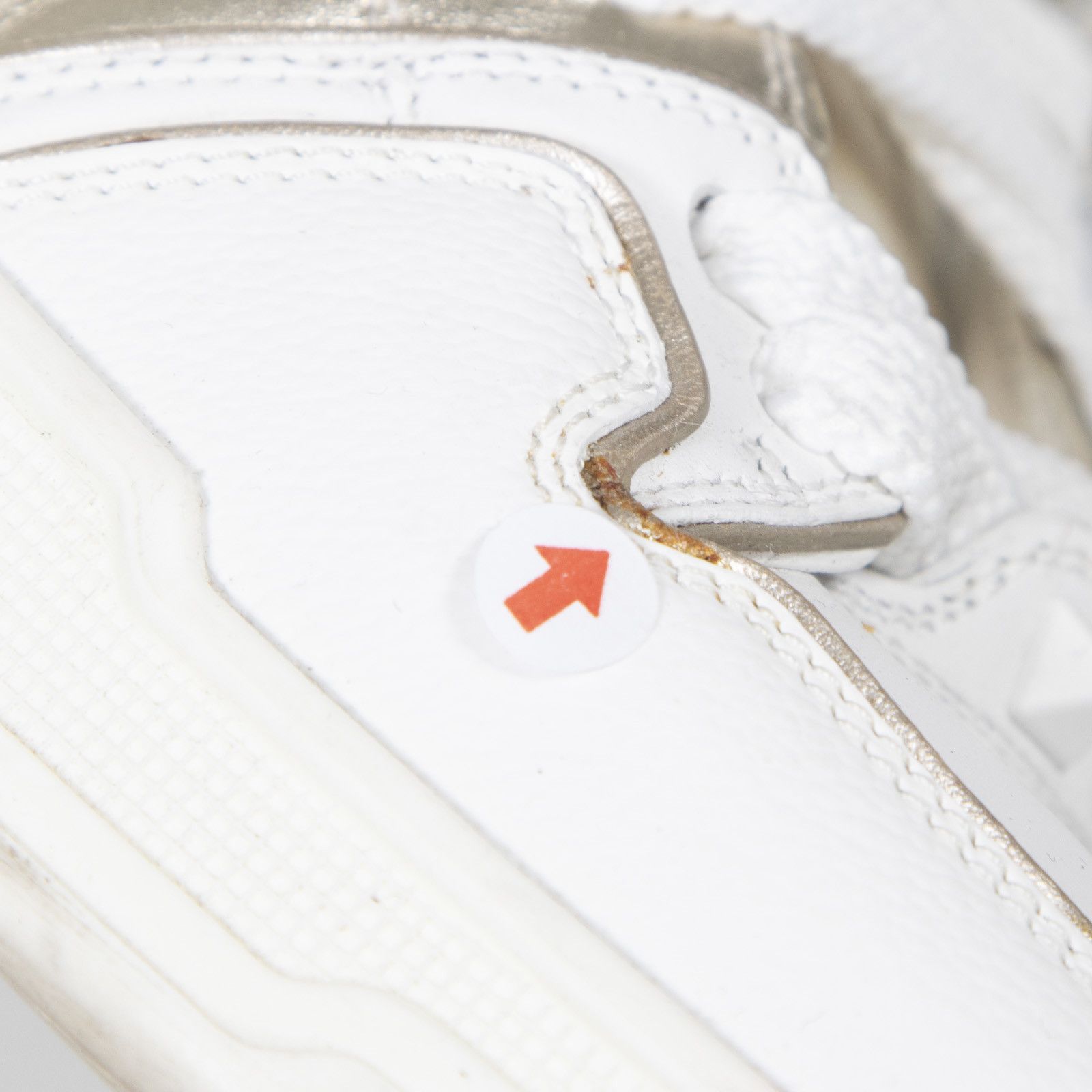 Valentino White Leather Open Skate Trainers Size US 8 / IT 38 - 11 Thumbnail