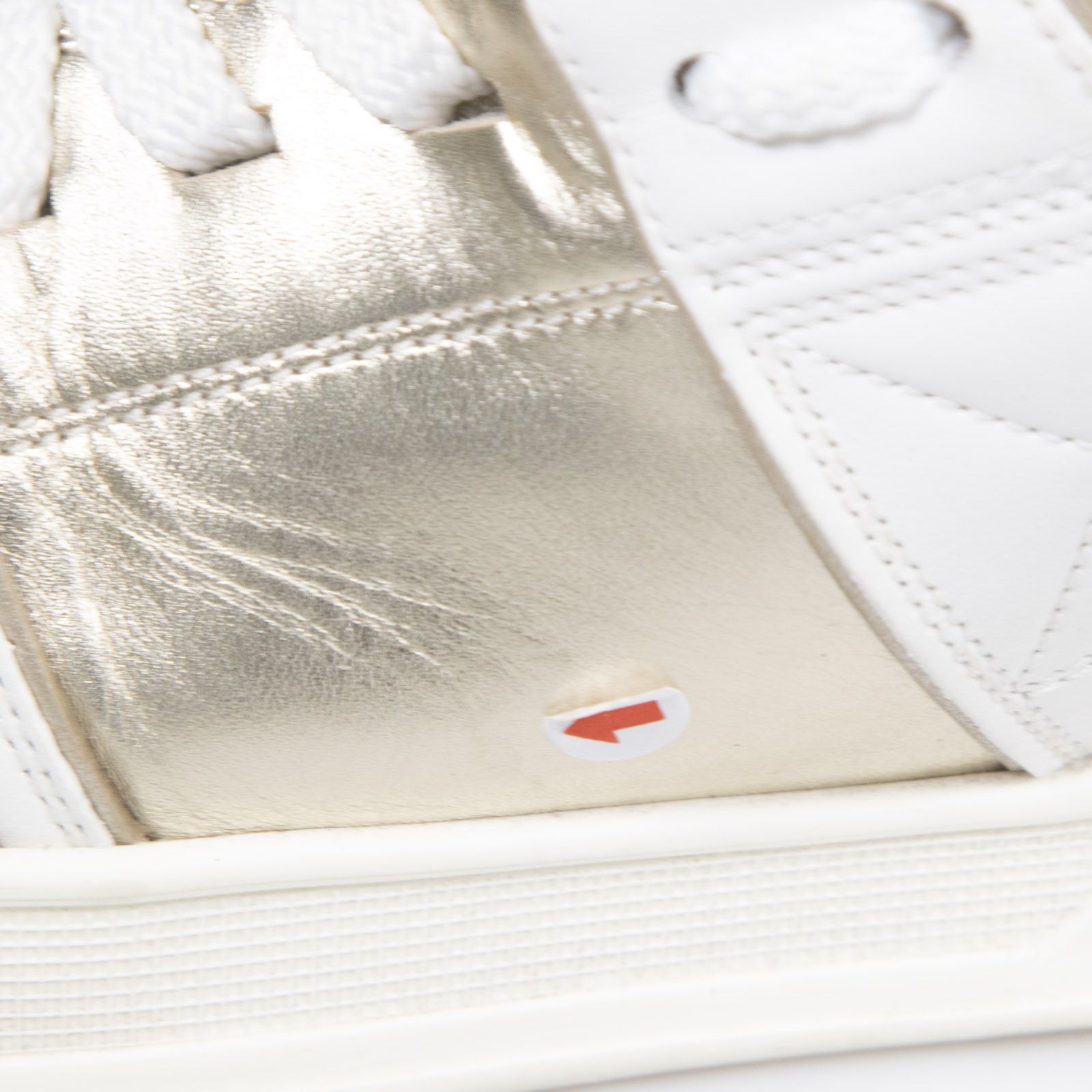 Valentino White Leather Open Skate Trainers Size US 8 / IT 38 - 8 Thumbnail