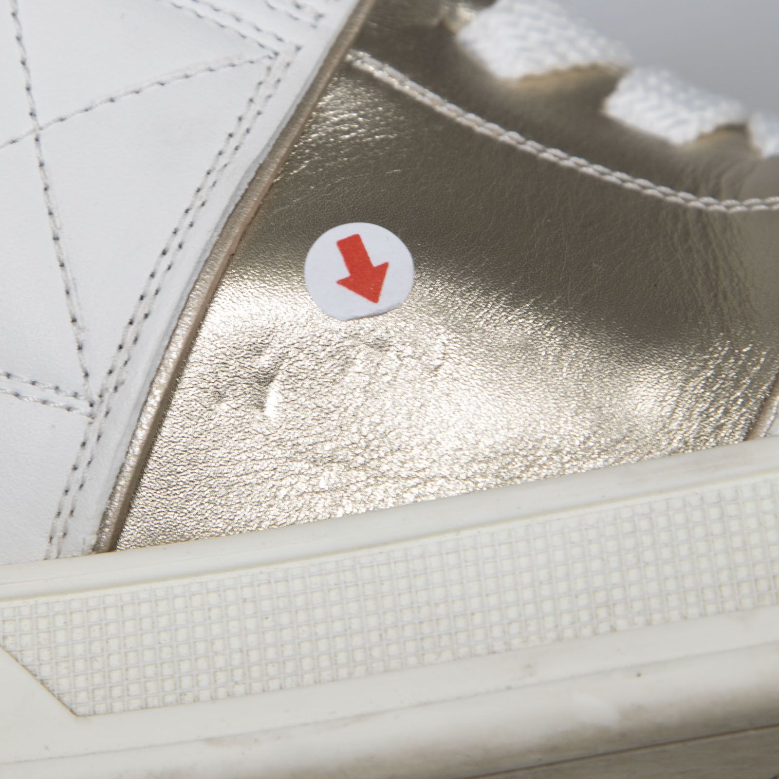 Valentino White Leather Open Skate Trainers Size US 8 / IT 38 - 9 Thumbnail