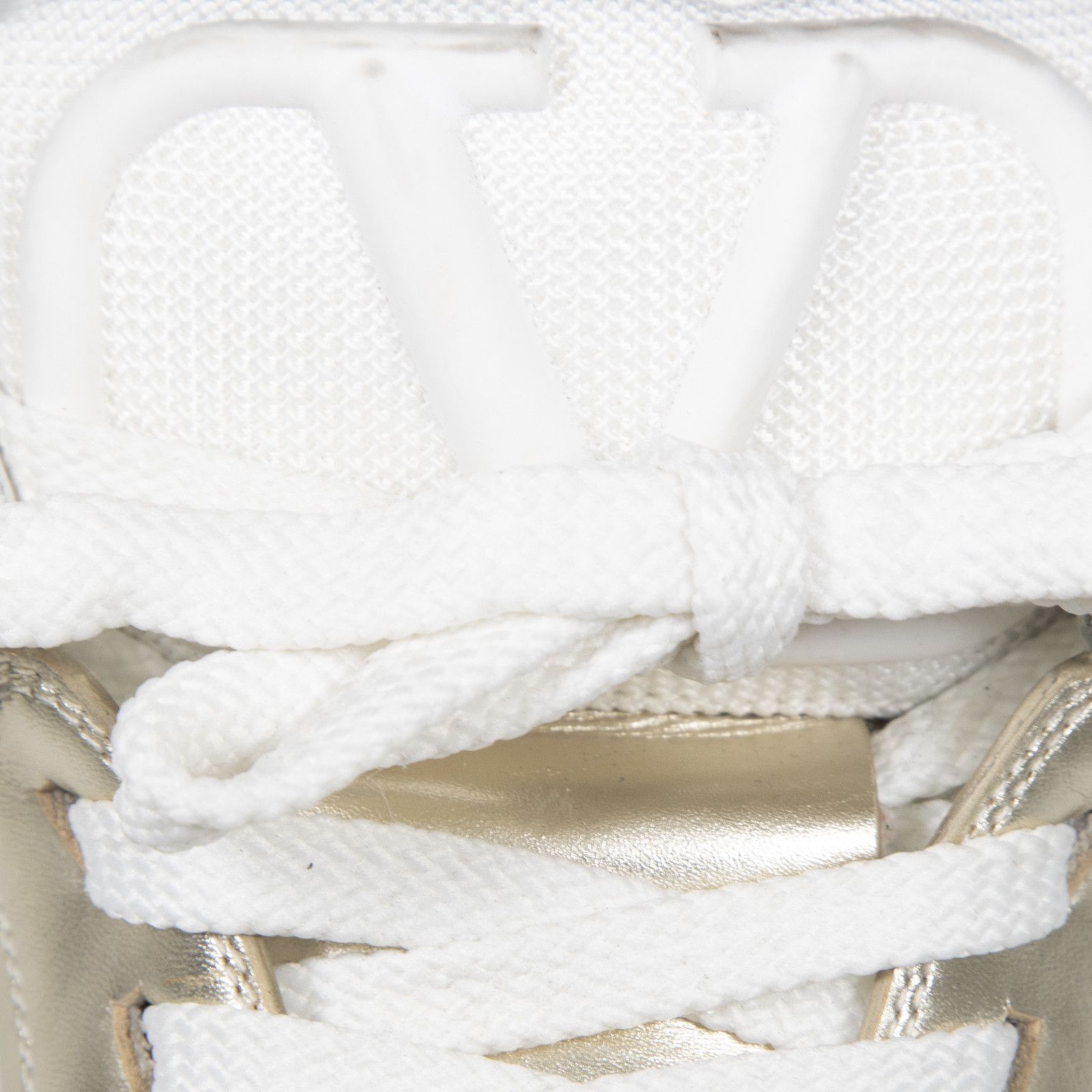 Valentino White Leather Open Skate Trainers Size US 8 / IT 38 - 5 Thumbnail