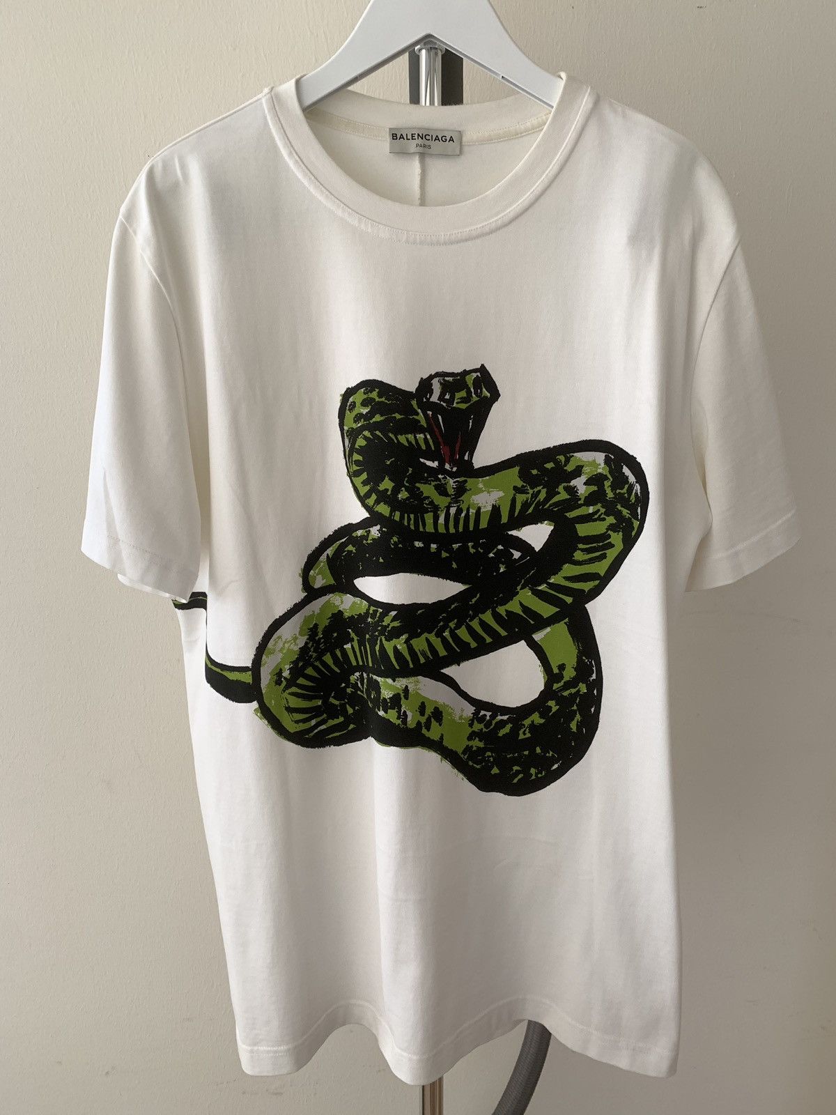 Balenciaga snake cheap t shirt