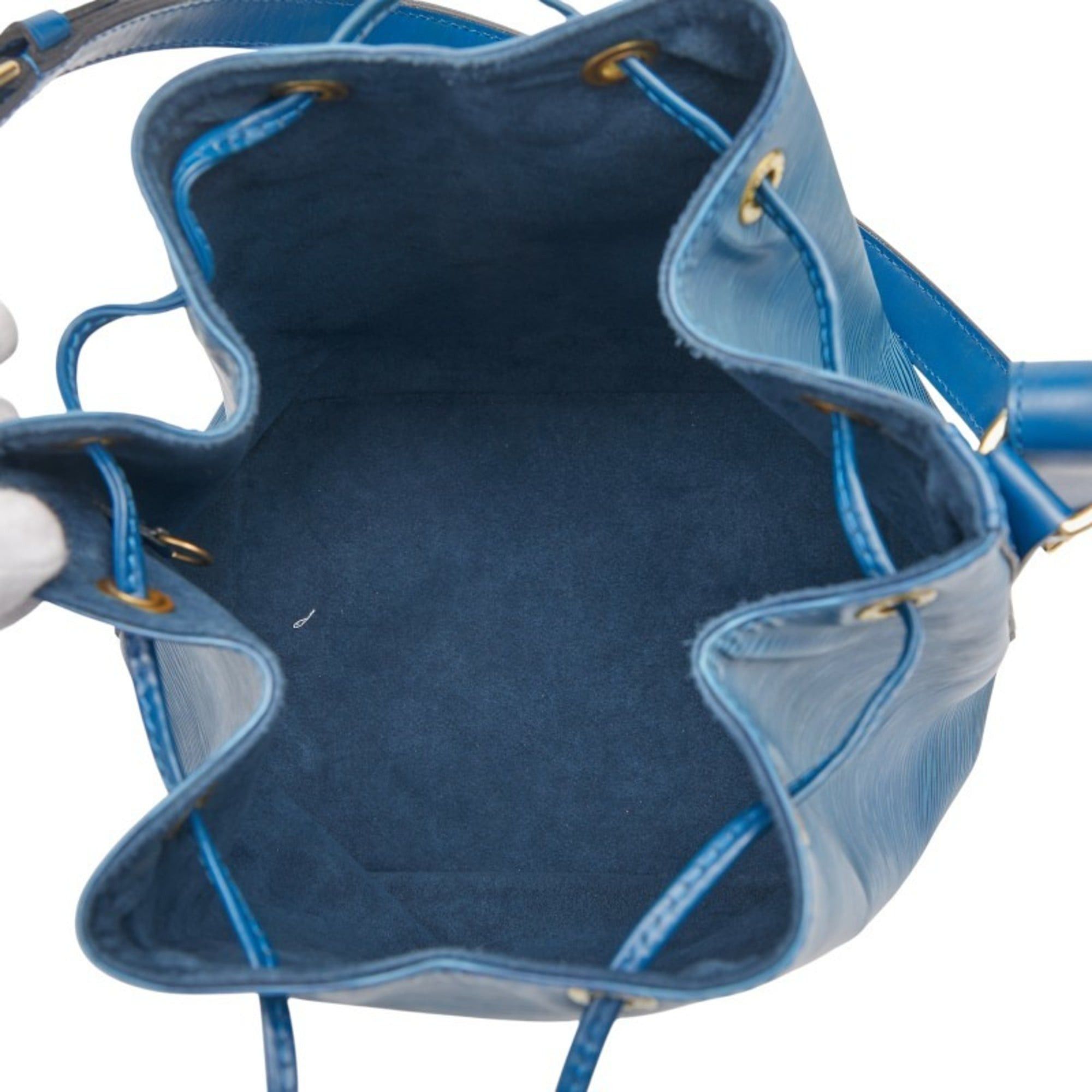 Louis Vuitton Epi Petit Noe One-Shoulder Bag/Handbag M44105 Toledo Blue Leather Women's LOUIS VUITTON