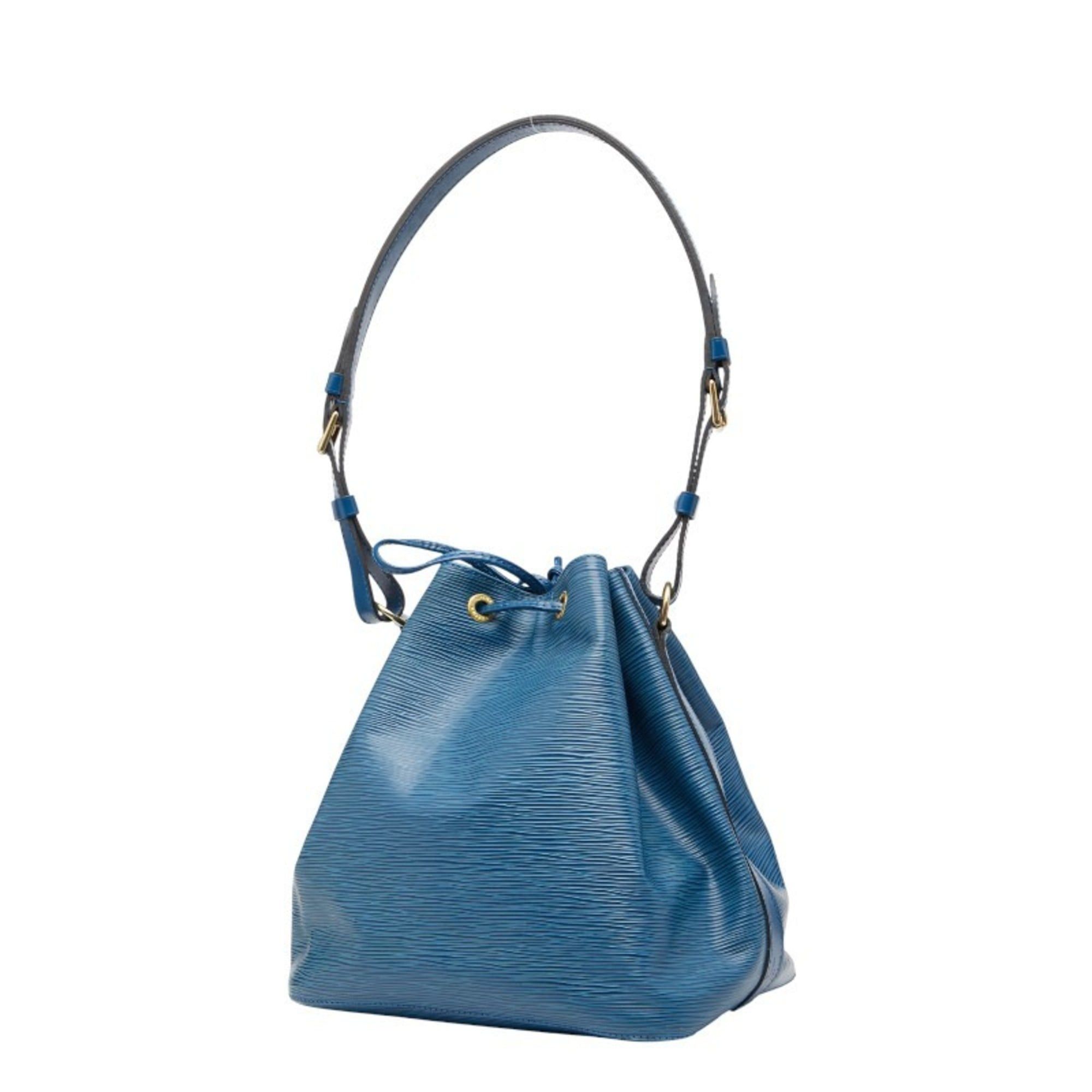 Louis Vuitton Epi Petit Noe One-Shoulder Bag/Handbag M44105 Toledo Blue Leather Women's LOUIS VUITTON