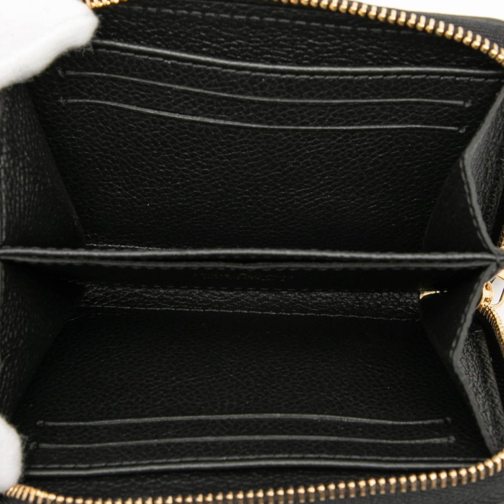 Louis Vuitton Louis Vuitton Monogram Empreinte Zippy Coin Purse M60574 Noir Black Leather Women's LOUIS VUITTON Size ONE SIZE - 4 Thumbnail
