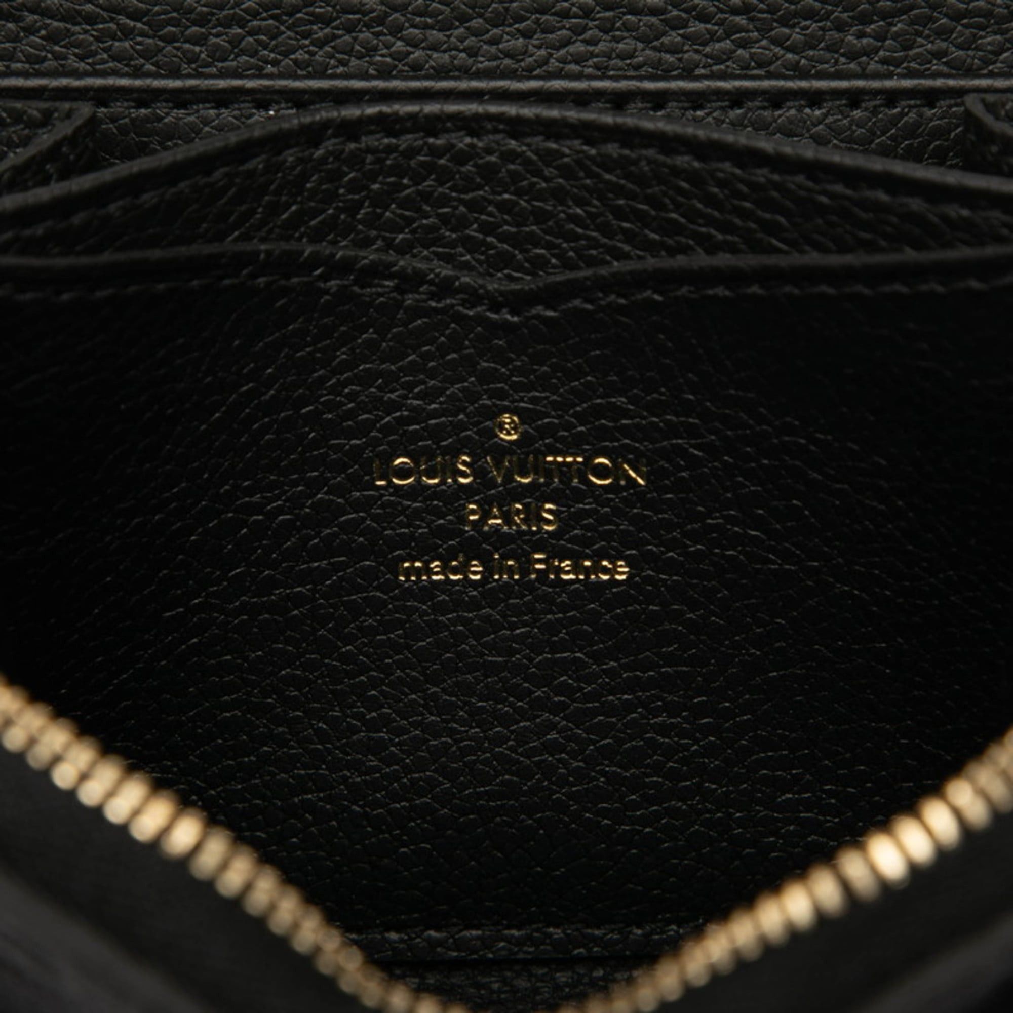Louis Vuitton Louis Vuitton Monogram Empreinte Zippy Coin Purse M60574 Noir Black Leather Women's LOUIS VUITTON Size ONE SIZE - 5 Thumbnail