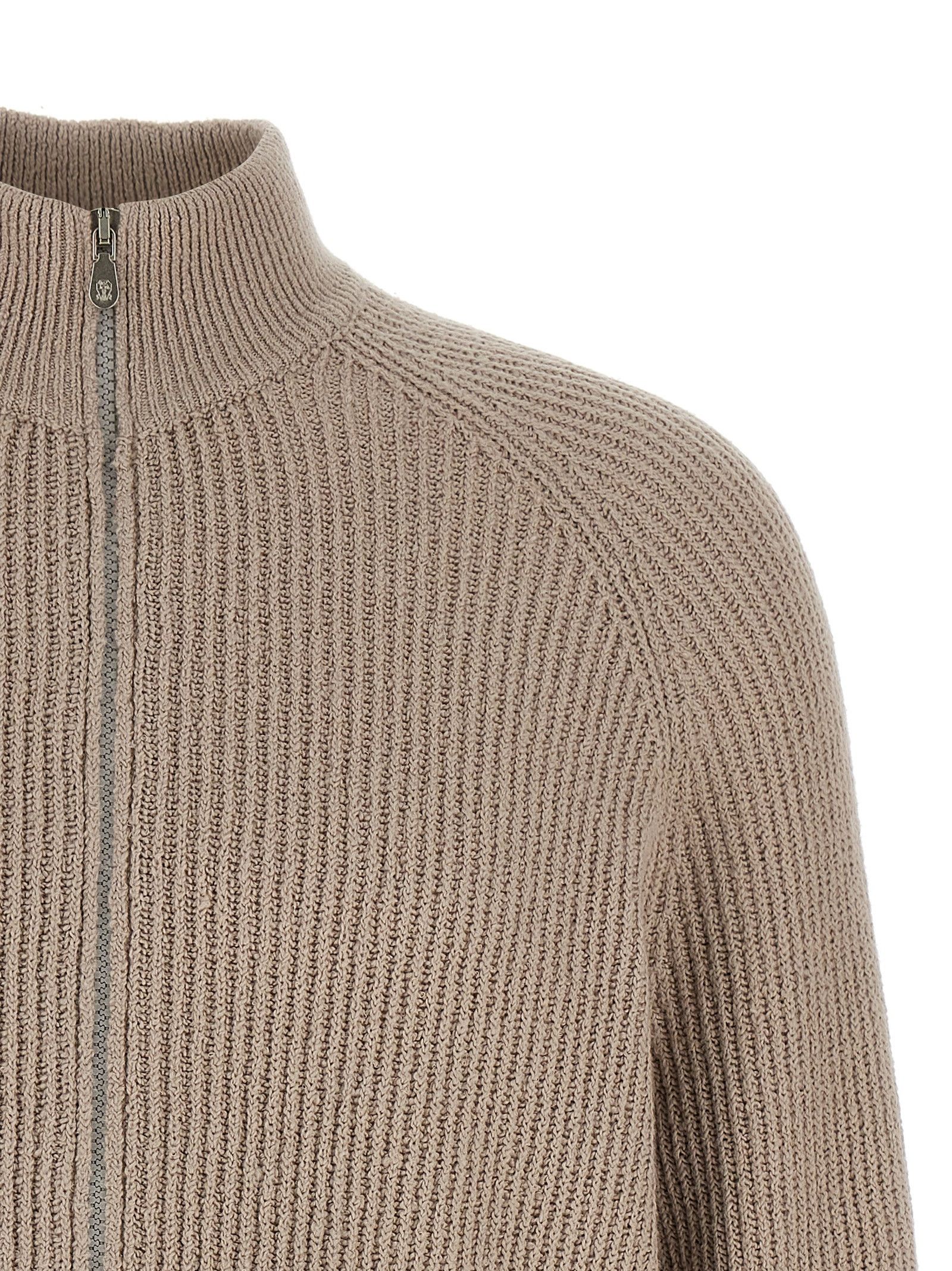 Brunello Cucinelli Zip Cardigan Size US M / EU 48-50 / 2 - 3 Thumbnail