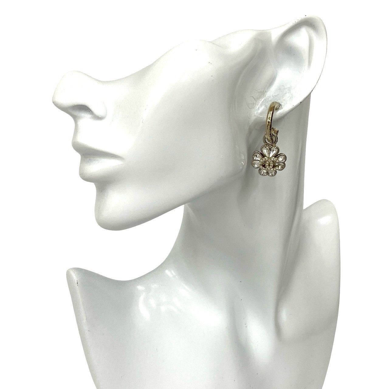 Chanel Chanel Chanel Coco Mark Star Flower Earrings Metal Earrings C23S DUTY FREE for USA Size ONE SIZE - 2 Thumbnail