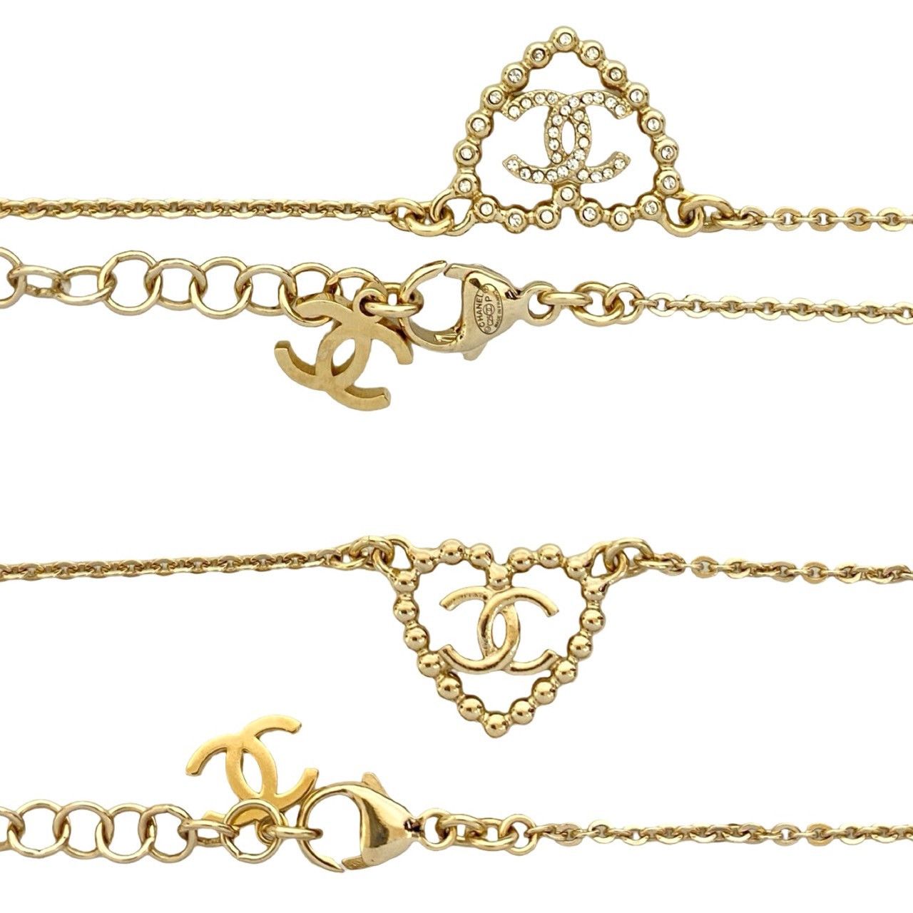 Chanel Chanel Chanel Coco Mark Heart Motif Necklace Metal Necklace DUTY FREE for USA Size ONE SIZE - 3 Thumbnail