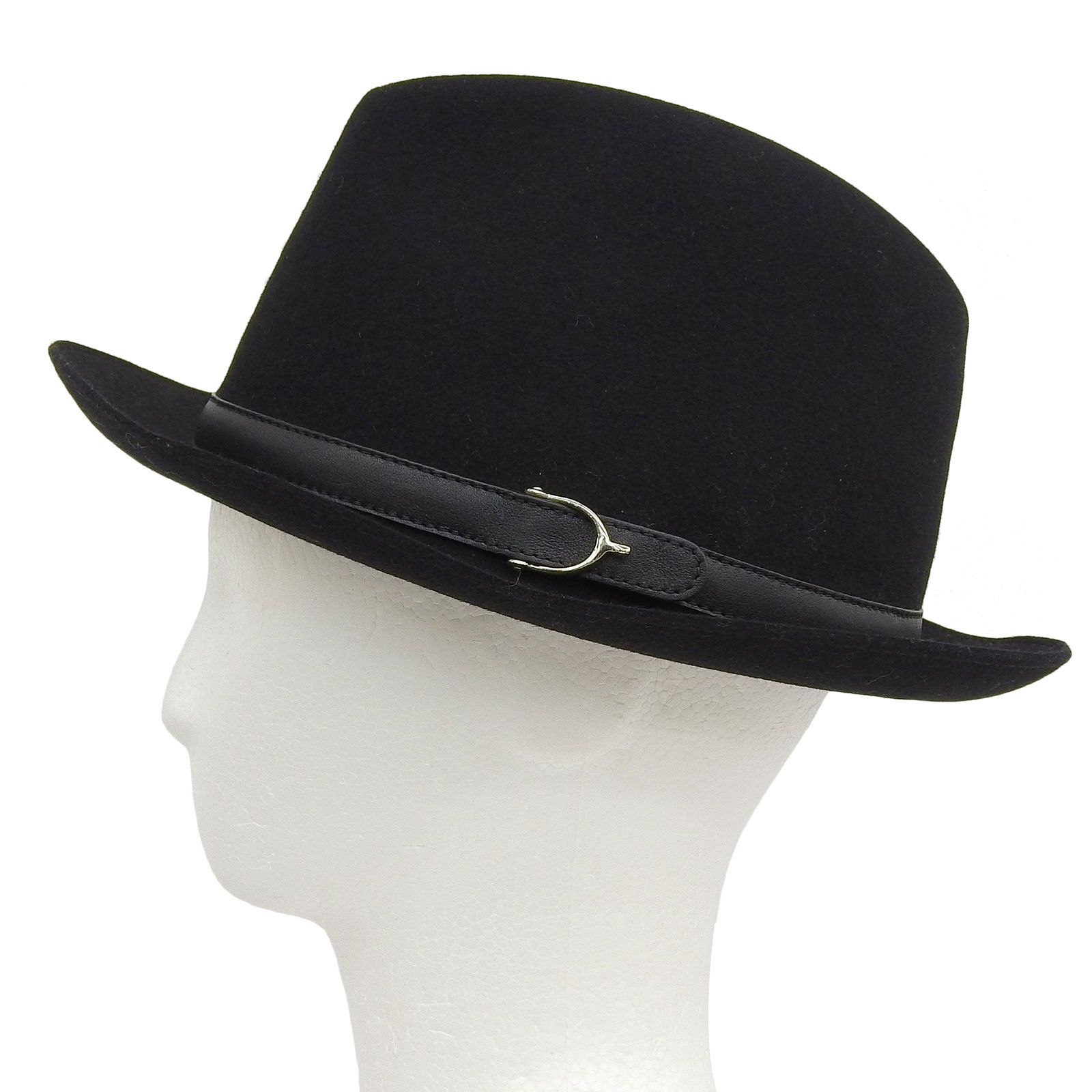 Gucci Gucci Gucci Felted Rabbit Hat Leather Hats DUTY FREE for USA Size ONE SIZE - 6 Thumbnail