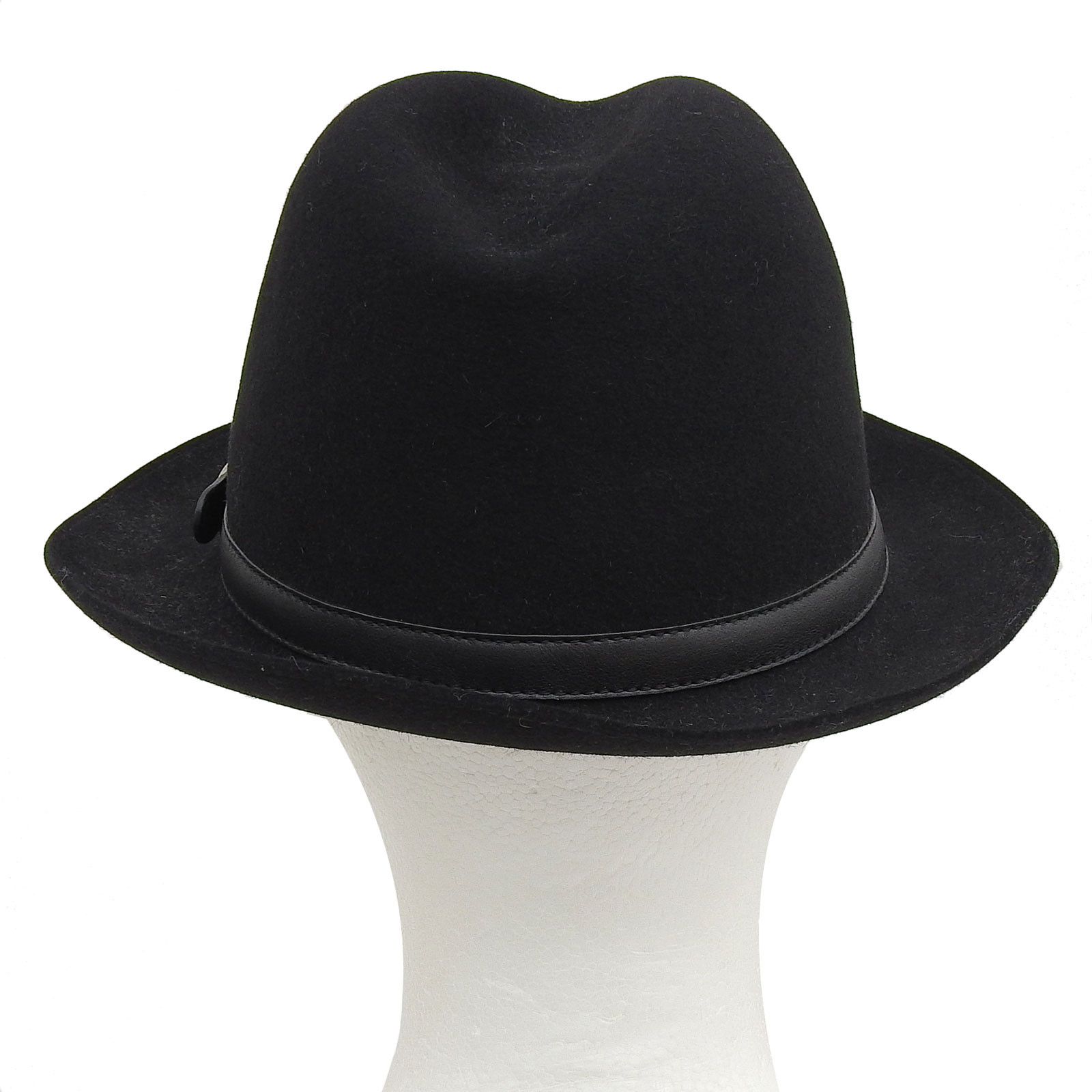 Gucci Gucci Gucci Felted Rabbit Hat Leather Hats DUTY FREE for USA Size ONE SIZE - 3 Thumbnail