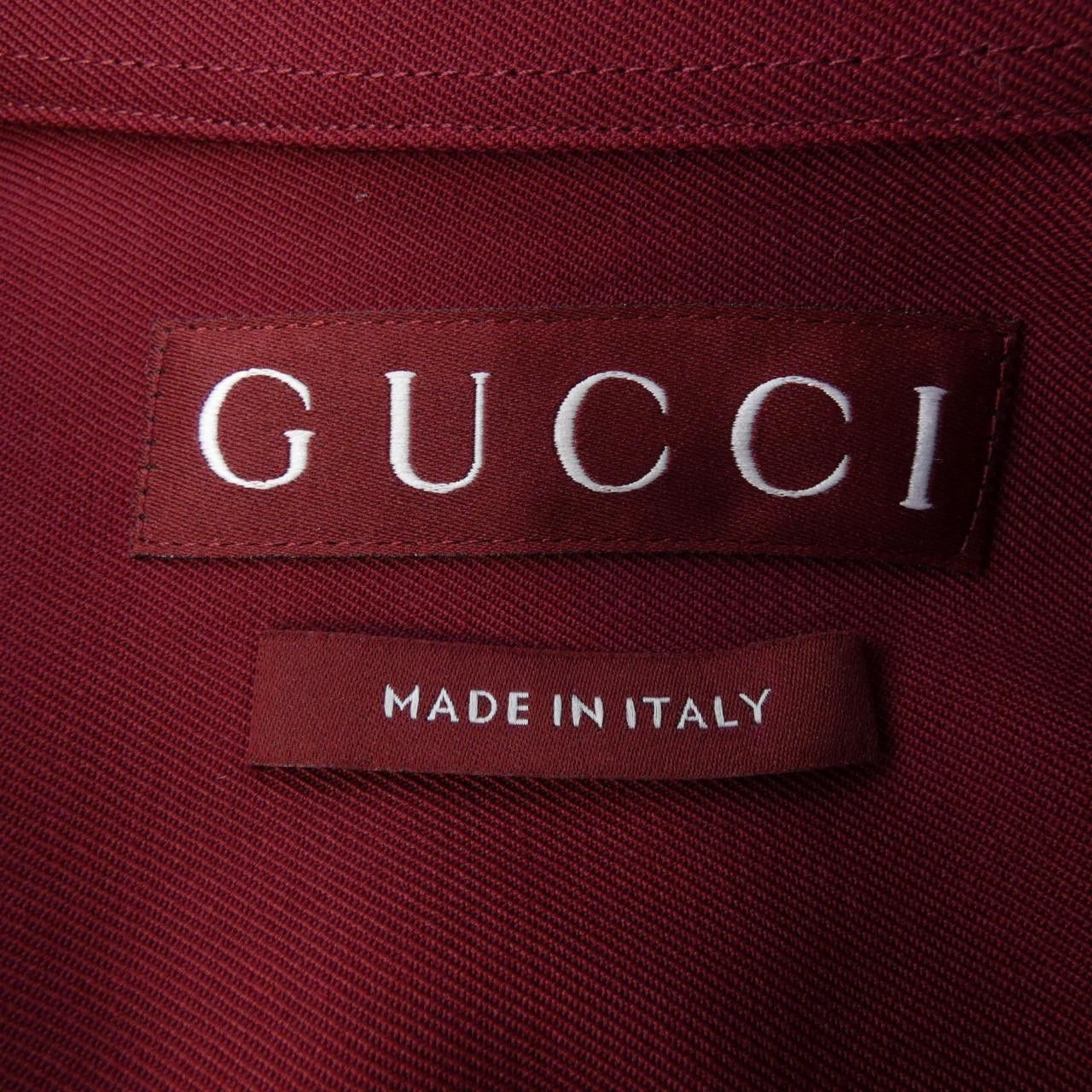 Gucci Gucci Gucci Shirt Cotton Dress Shirt 794880 ZA046 DUTY FREE for USA Size ONE SIZE - 4 Thumbnail