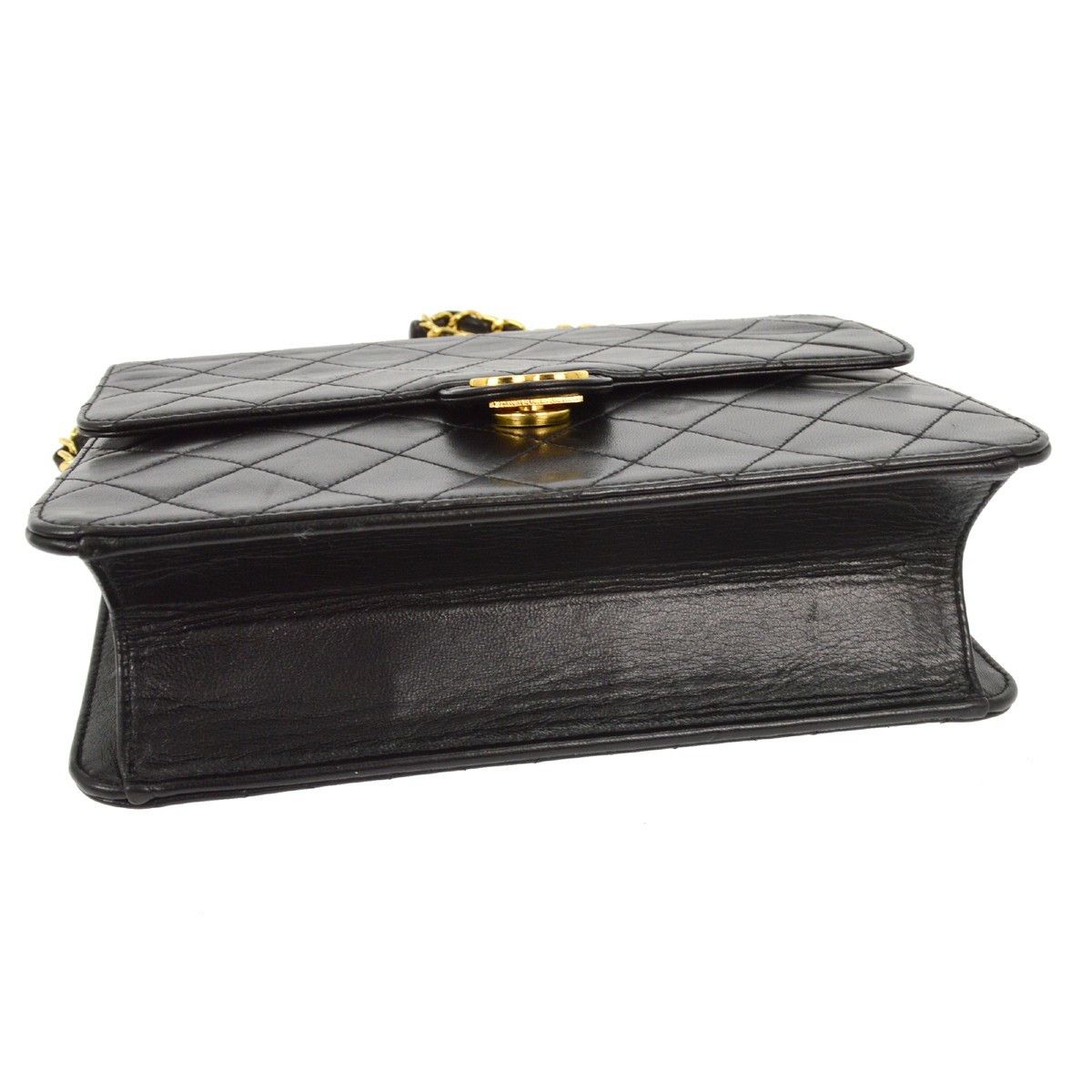 Chanel Chanel Vintage Clutch with Chain Quilted Leather Size ONE SIZE - 5 Thumbnail