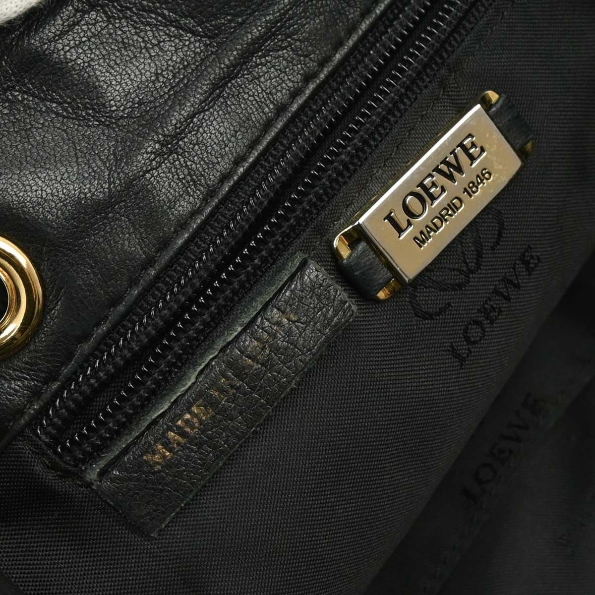 Loewe Loewe Anagram Backpack Leather Size ONE SIZE - 4 Thumbnail