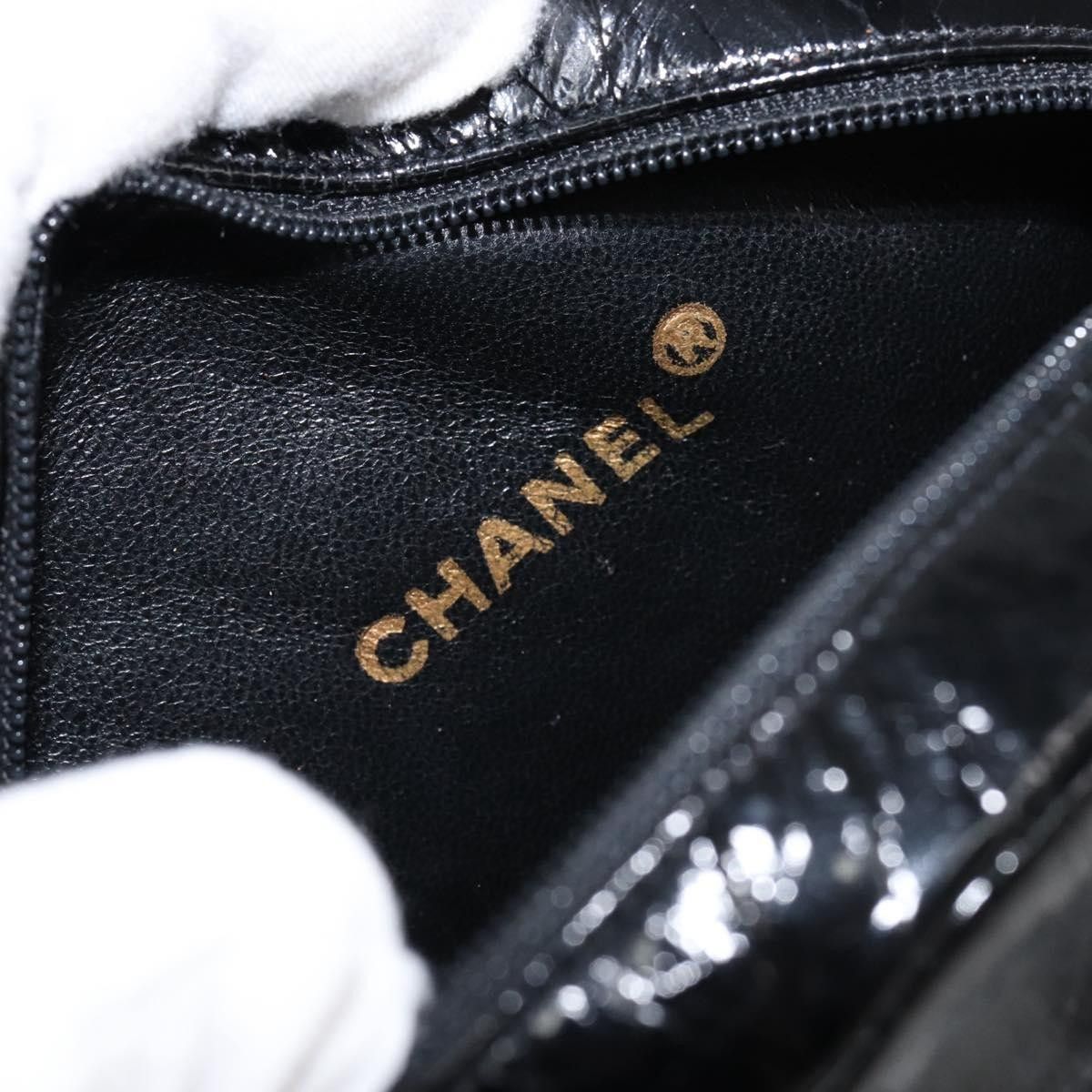 Chanel Chanel Vintage Camellia Round Evening Bag Lambskin and Satin Size ONE SIZE - 6 Thumbnail