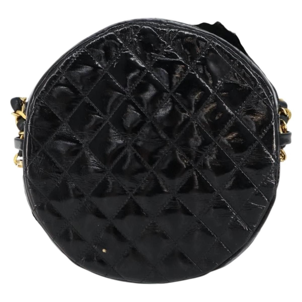 Chanel Chanel Vintage Camellia Round Evening Bag Lambskin and Satin Size ONE SIZE - 2 Thumbnail