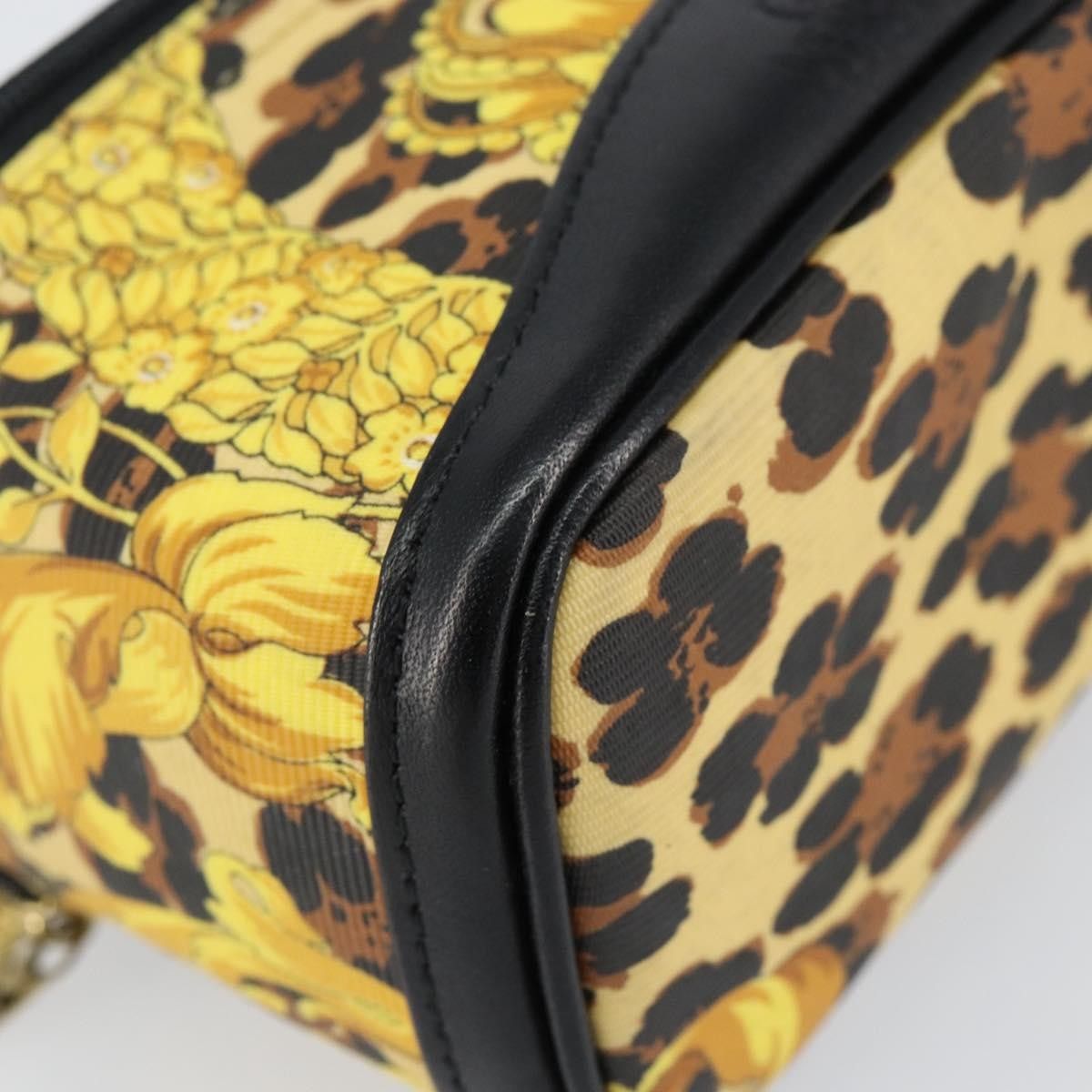 Versace Versace Vanity Hand Bag Canvas and Leather Size ONE SIZE - 8 Thumbnail