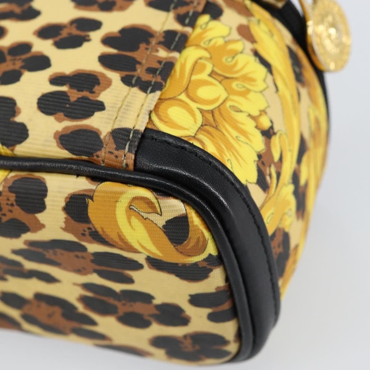 Versace Versace Vanity Hand Bag Canvas and Leather Size ONE SIZE - 9 Thumbnail