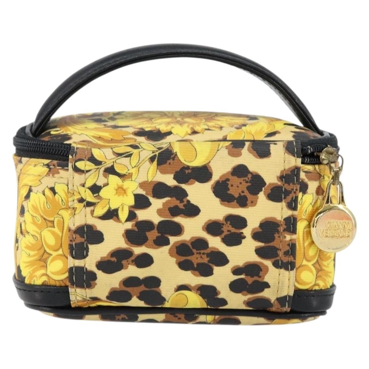 Versace Versace Vanity Hand Bag Canvas and Leather Size ONE SIZE - 2 Thumbnail