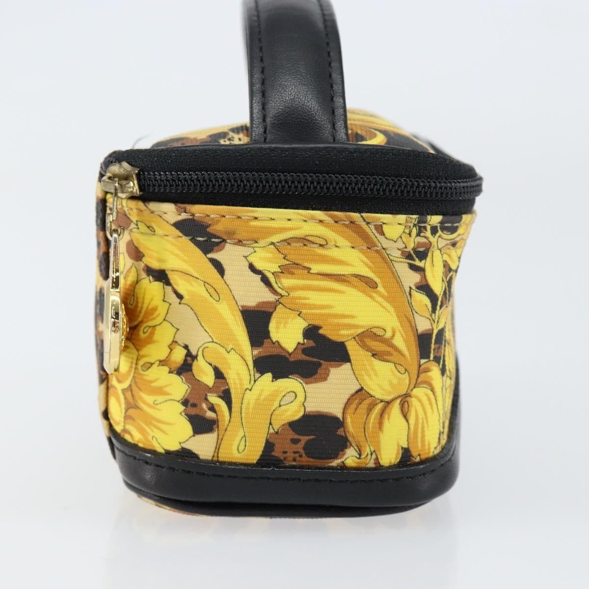 Versace Versace Vanity Hand Bag Canvas and Leather Size ONE SIZE - 4 Thumbnail