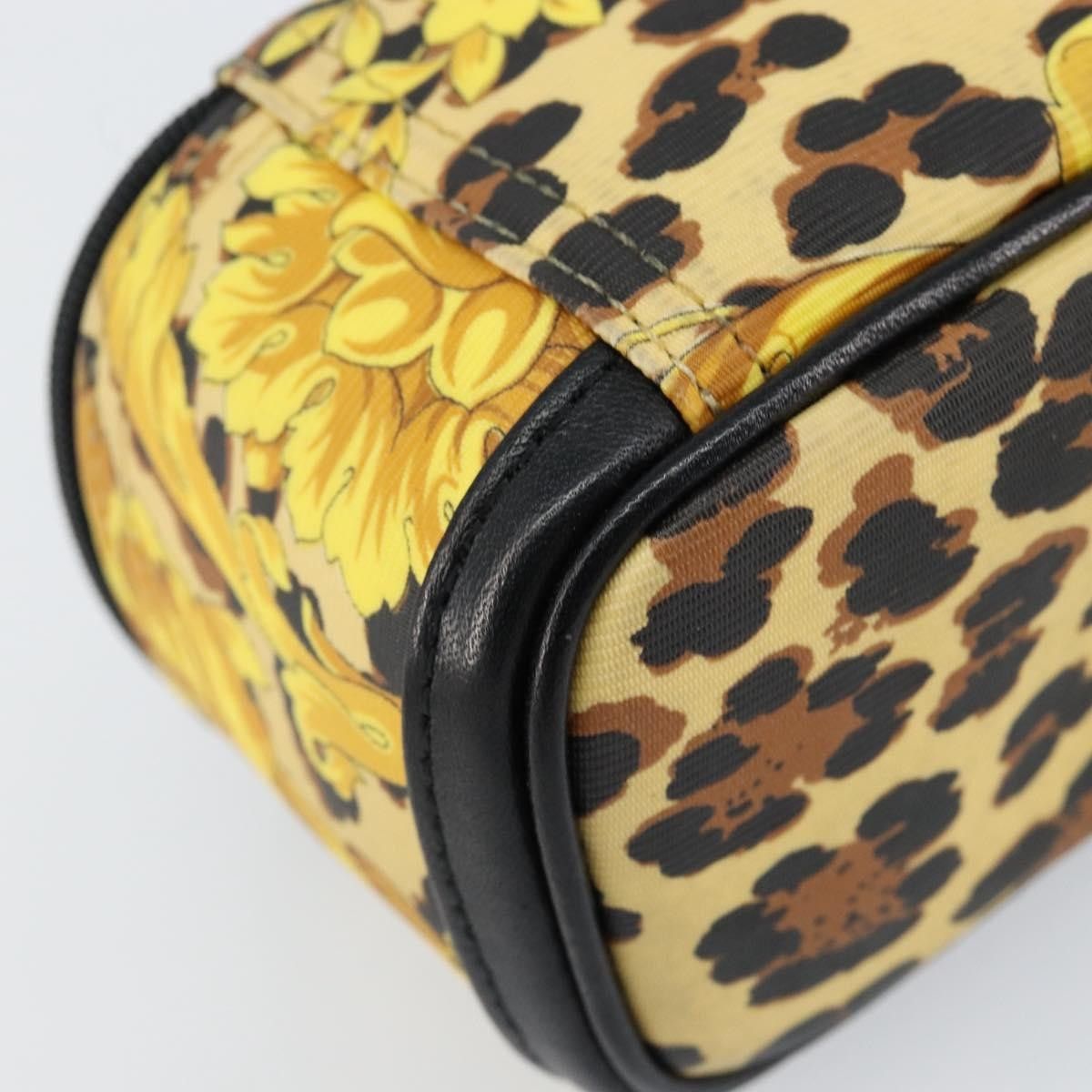 Versace Versace Vanity Hand Bag Canvas and Leather Size ONE SIZE - 10 Thumbnail