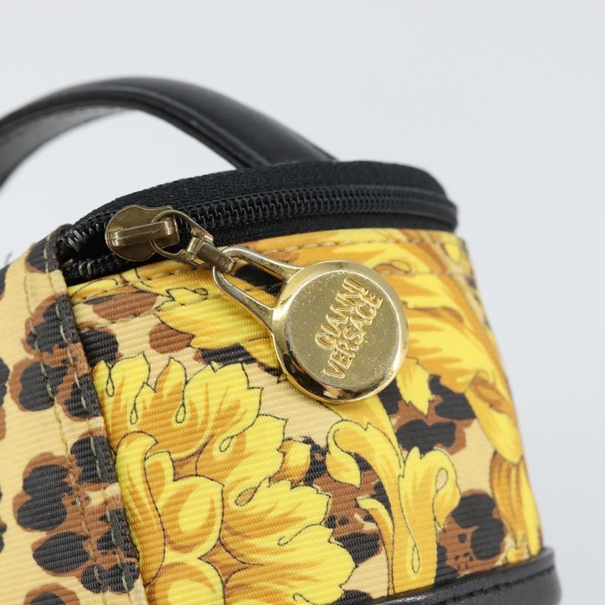 Versace Versace Vanity Hand Bag Canvas and Leather Size ONE SIZE - 12 Thumbnail