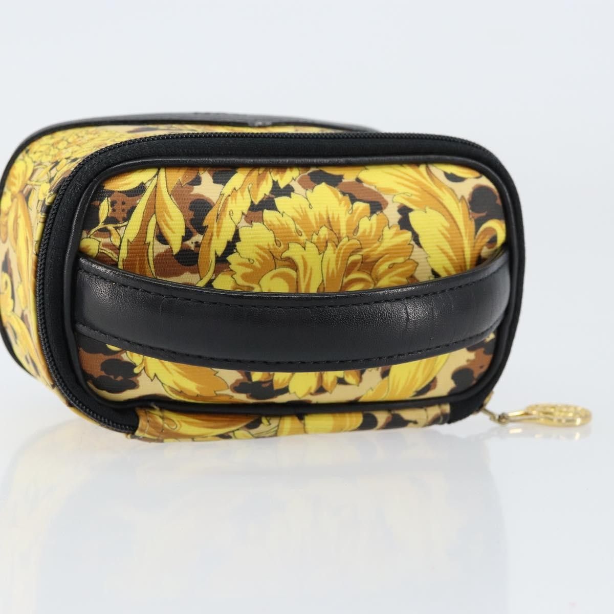 Versace Versace Vanity Hand Bag Canvas and Leather Size ONE SIZE - 7 Thumbnail