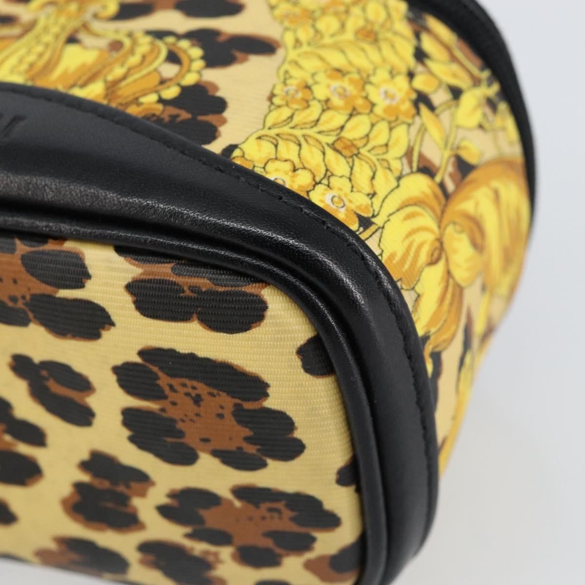 Versace Versace Vanity Hand Bag Canvas and Leather Size ONE SIZE - 11 Thumbnail