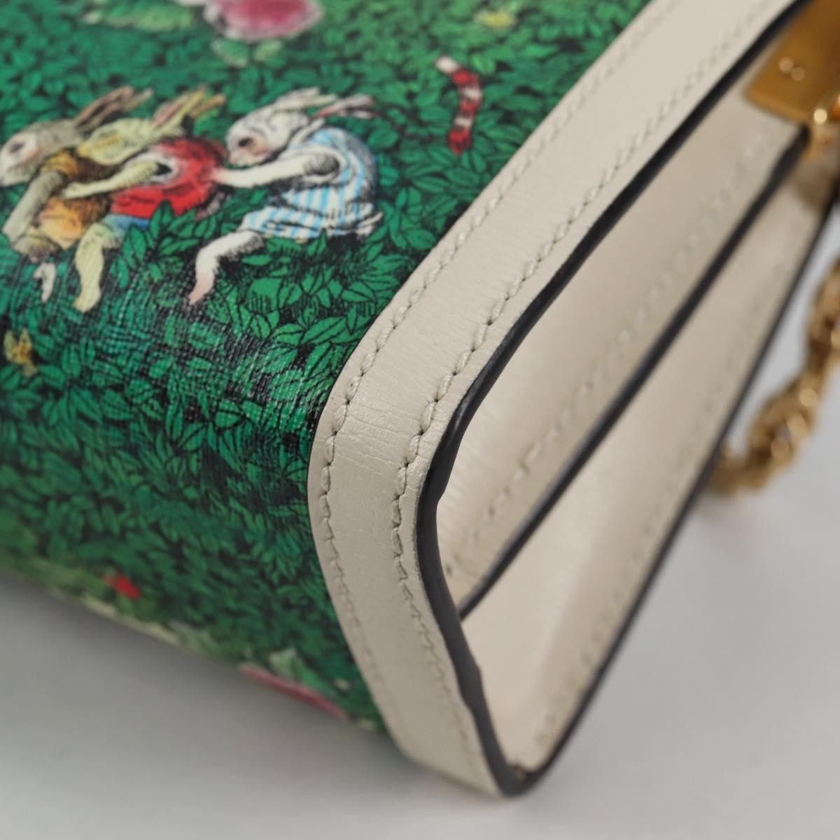 Gucci Gucci Ophidia Chain Shoulder Bag Flora GG Coated Canvas Size ONE SIZE - 12 Thumbnail
