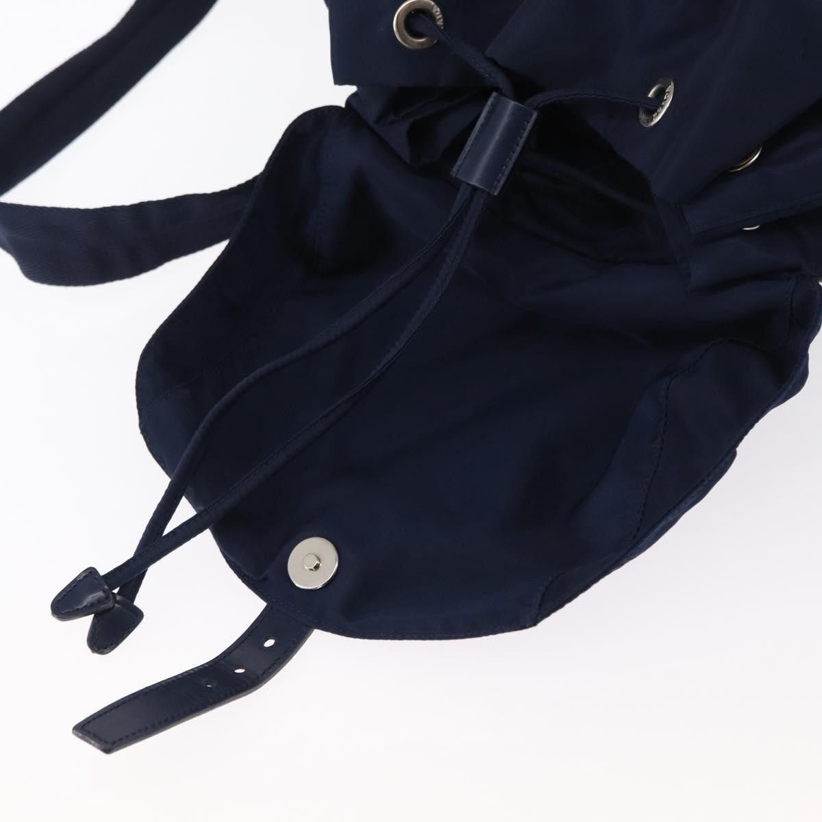 Prada Prada Vela Double Front Pocket Backpack Tessuto with Saffiano Leather Size ONE SIZE - 24 Thumbnail