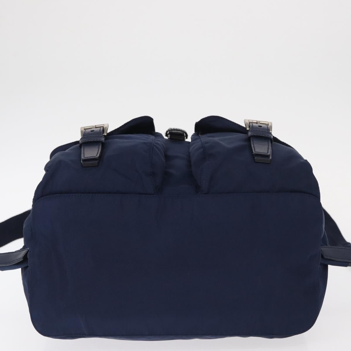 Prada Prada Vela Double Front Pocket Backpack Tessuto with Saffiano Leather Size ONE SIZE - 21 Thumbnail