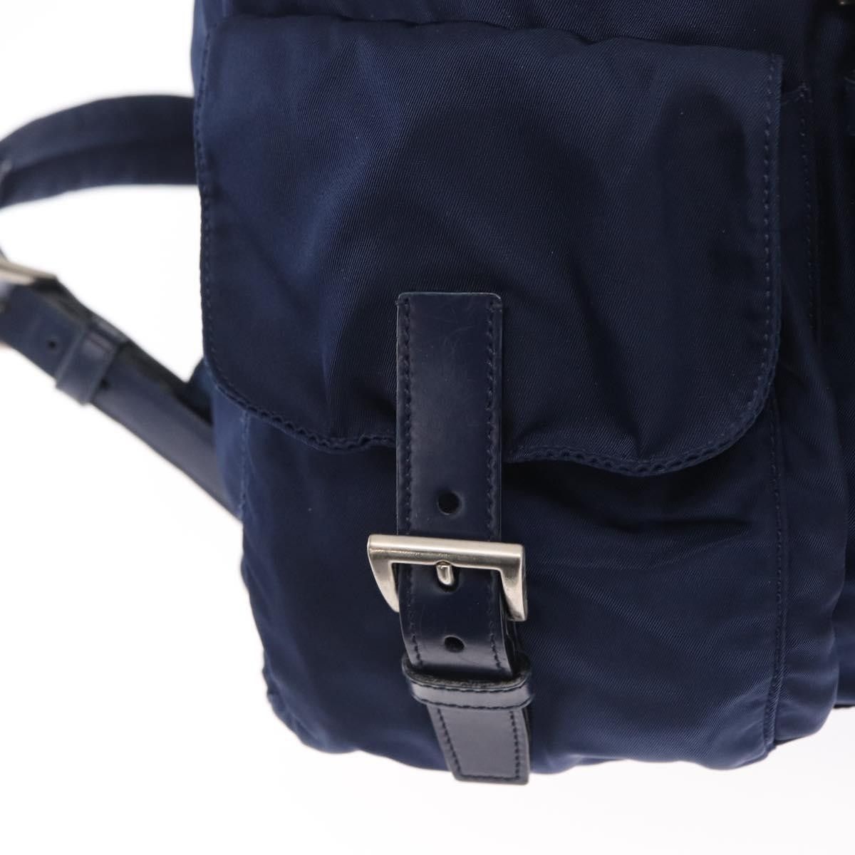 Prada Prada Vela Double Front Pocket Backpack Tessuto with Saffiano Leather Size ONE SIZE - 22 Thumbnail