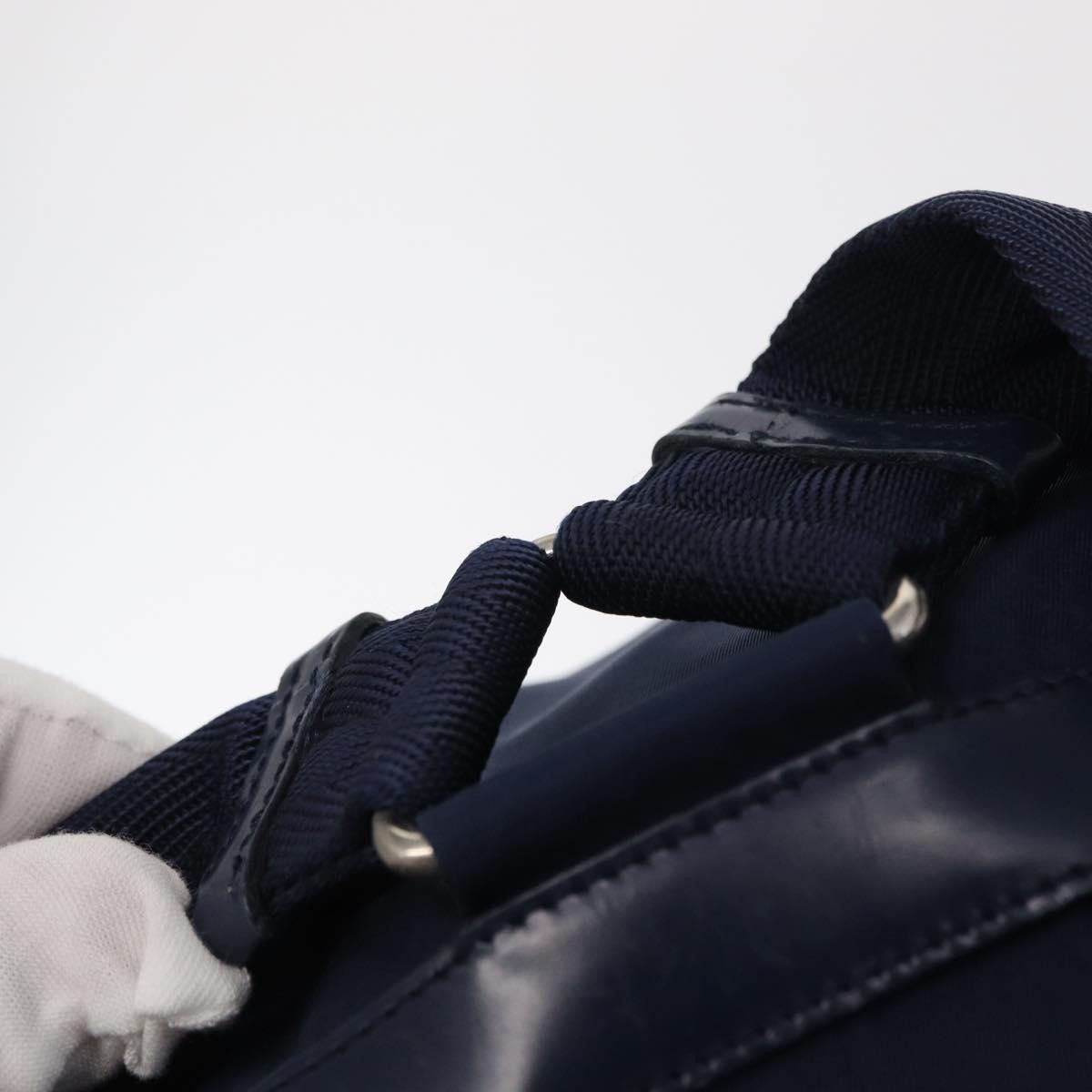 Prada Prada Vela Double Front Pocket Backpack Tessuto with Saffiano Leather Size ONE SIZE - 19 Thumbnail