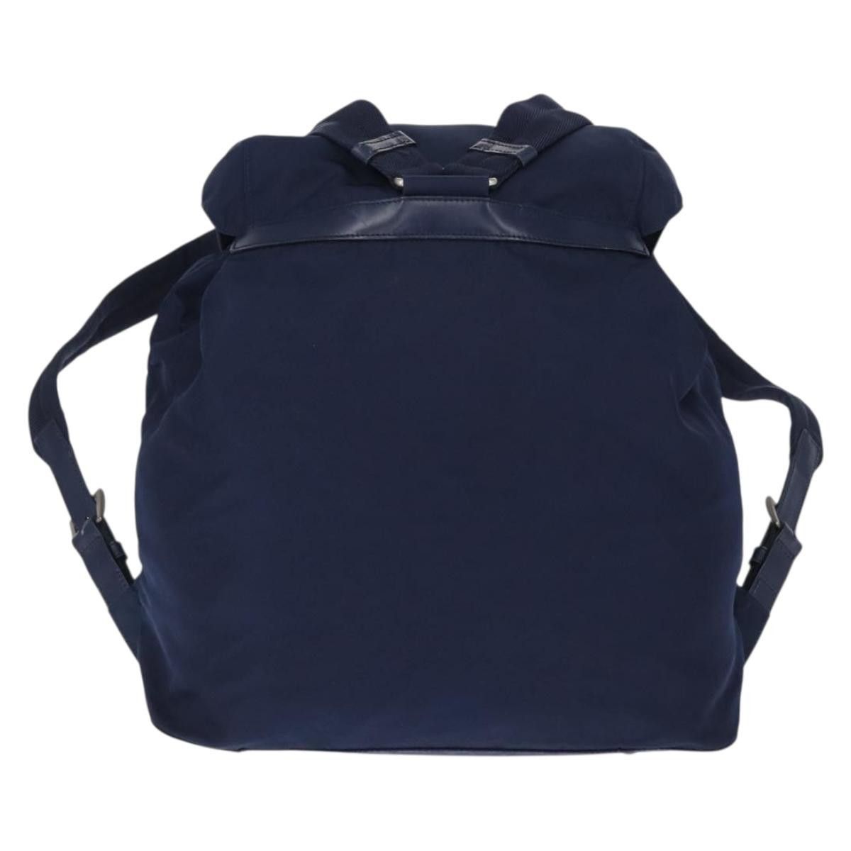 Prada Prada Vela Double Front Pocket Backpack Tessuto with Saffiano Leather Size ONE SIZE - 2 Thumbnail