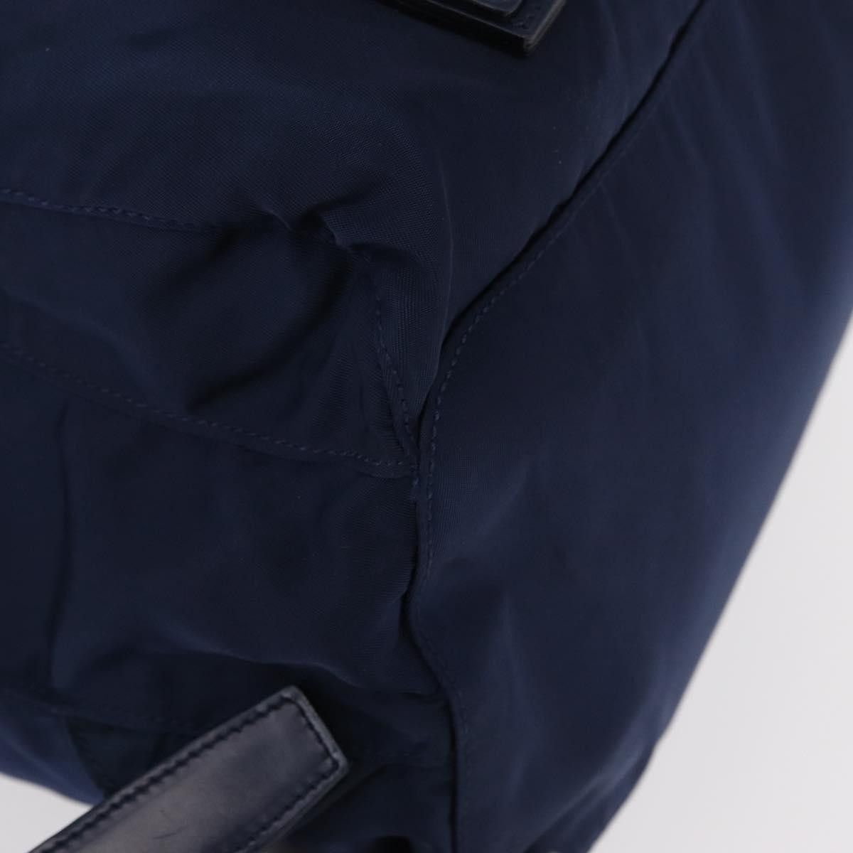 Prada Prada Vela Double Front Pocket Backpack Tessuto with Saffiano Leather Size ONE SIZE - 11 Thumbnail