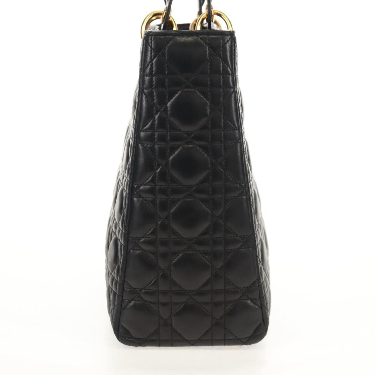 Dior Christian Dior Vintage Lady Dior Bag Cannage Quilt Lambskin Size ONE SIZE - 4 Thumbnail