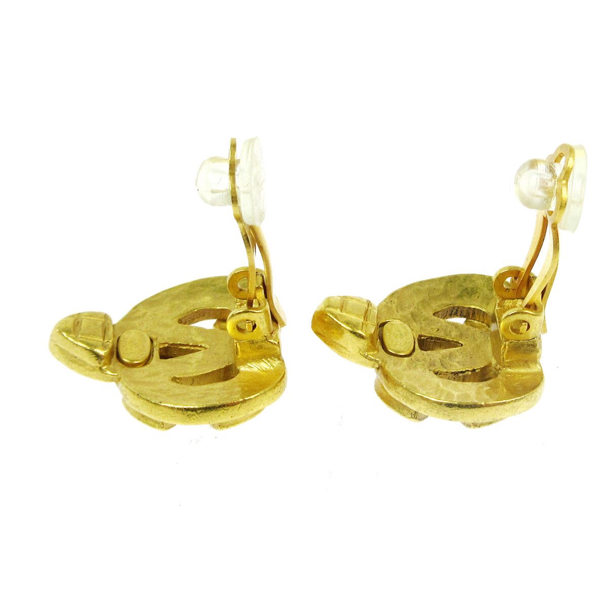 Chanel Chanel Vintage CC Heart Clip-On Metal Size ONE SIZE - 4 Thumbnail