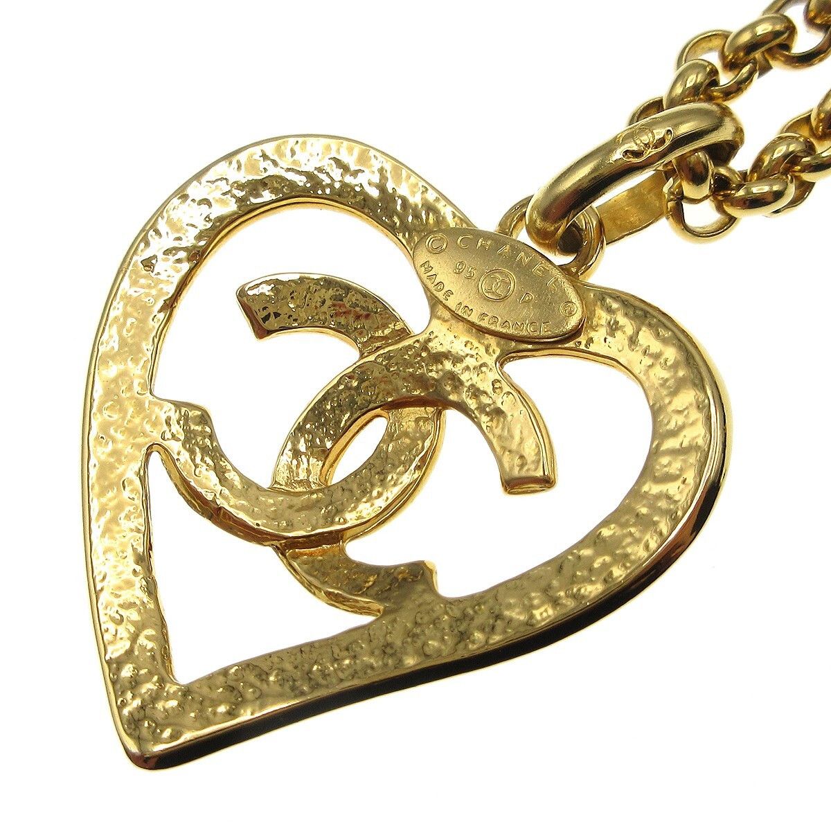 Chanel Chanel CC Heart Pendant Metal Size ONE SIZE - 3 Thumbnail
