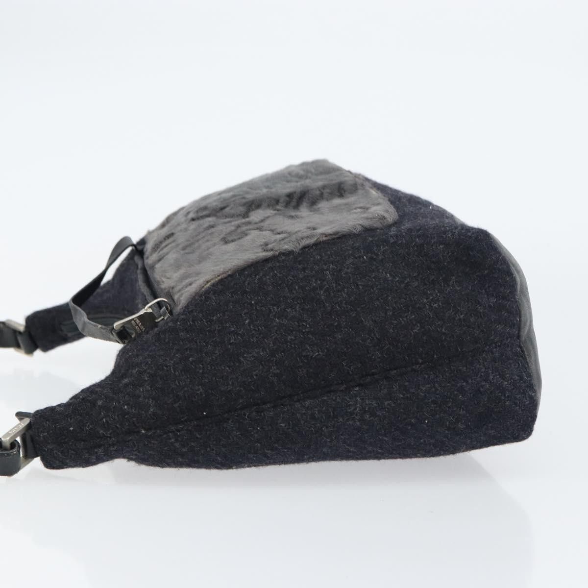 Prada Prada Vintage Shoulder Bag Wool Size ONE SIZE - 4 Thumbnail