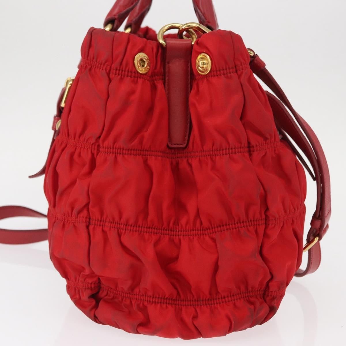 Prada Prada Gaufre Convertible Tote Leather and Tessuto Size ONE SIZE - 4 Thumbnail