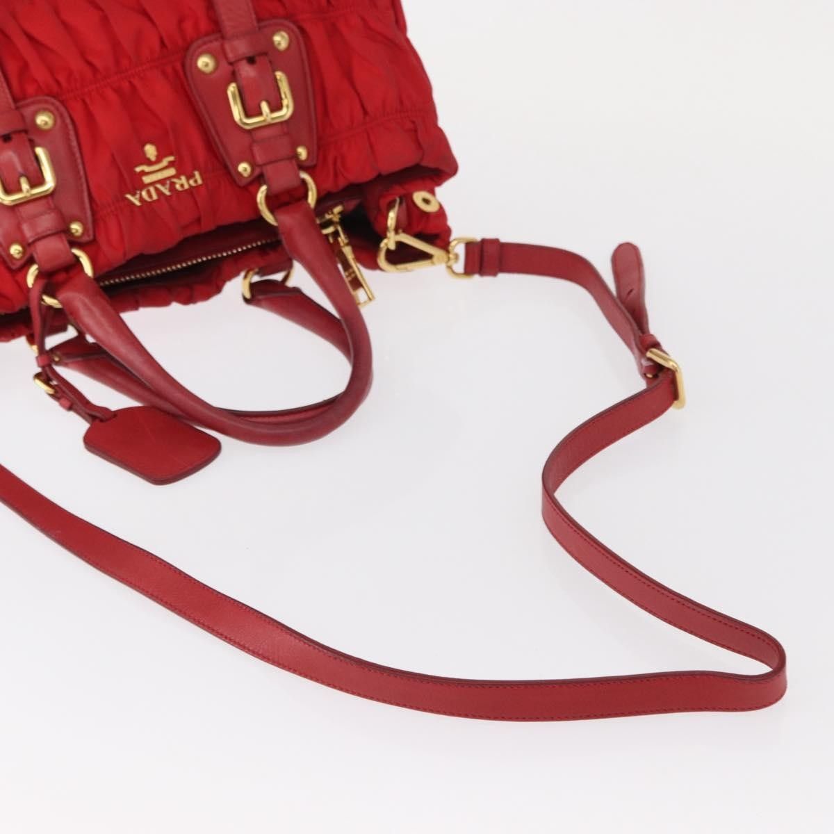 Prada Prada Gaufre Convertible Tote Leather and Tessuto Size ONE SIZE - 14 Thumbnail