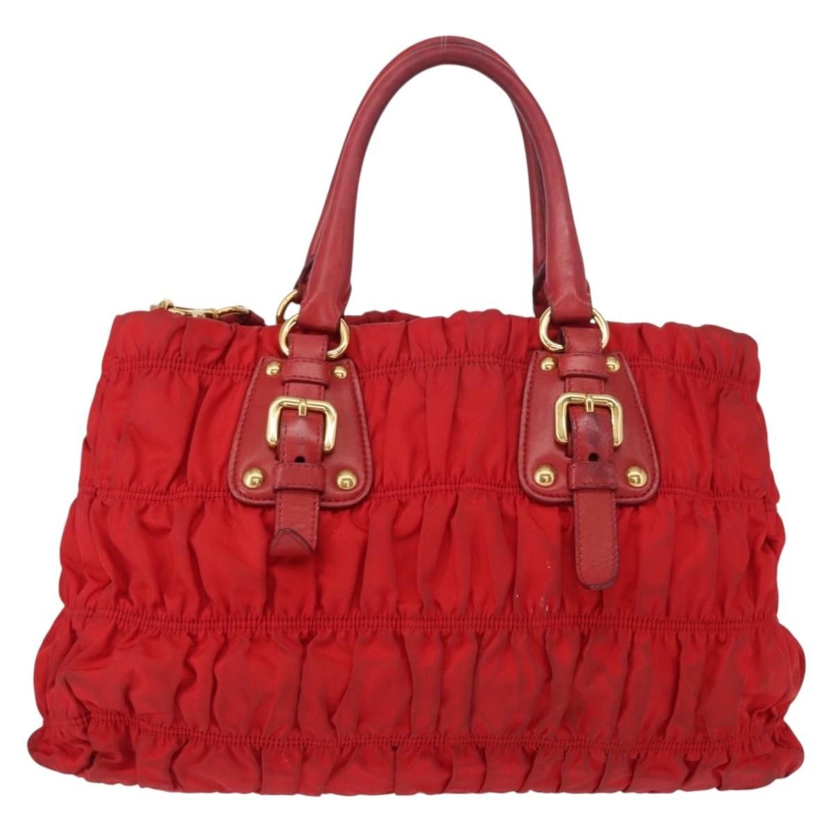 Prada Prada Gaufre Convertible Tote Leather and Tessuto Size ONE SIZE - 2 Thumbnail
