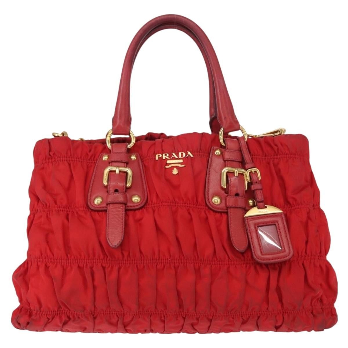 Prada Prada Gaufre Convertible Tote Leather and Tessuto Size ONE SIZE - 22 Thumbnail